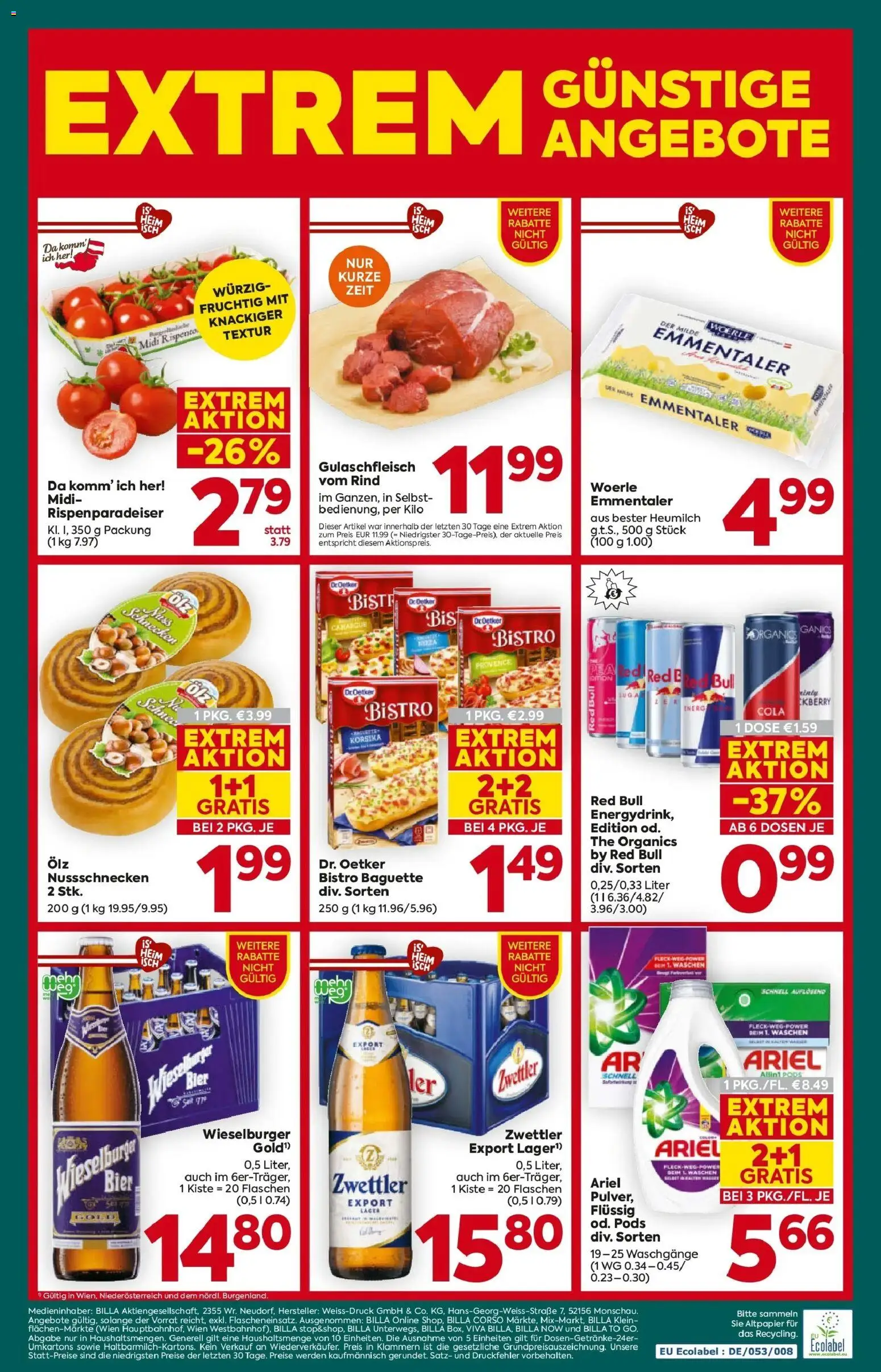 Billa Plus Flugblatt - Niederösterreich gültig ab 23.04.2026 | Seite: 16 | Produkte: Jääkaappipakastin, Bier