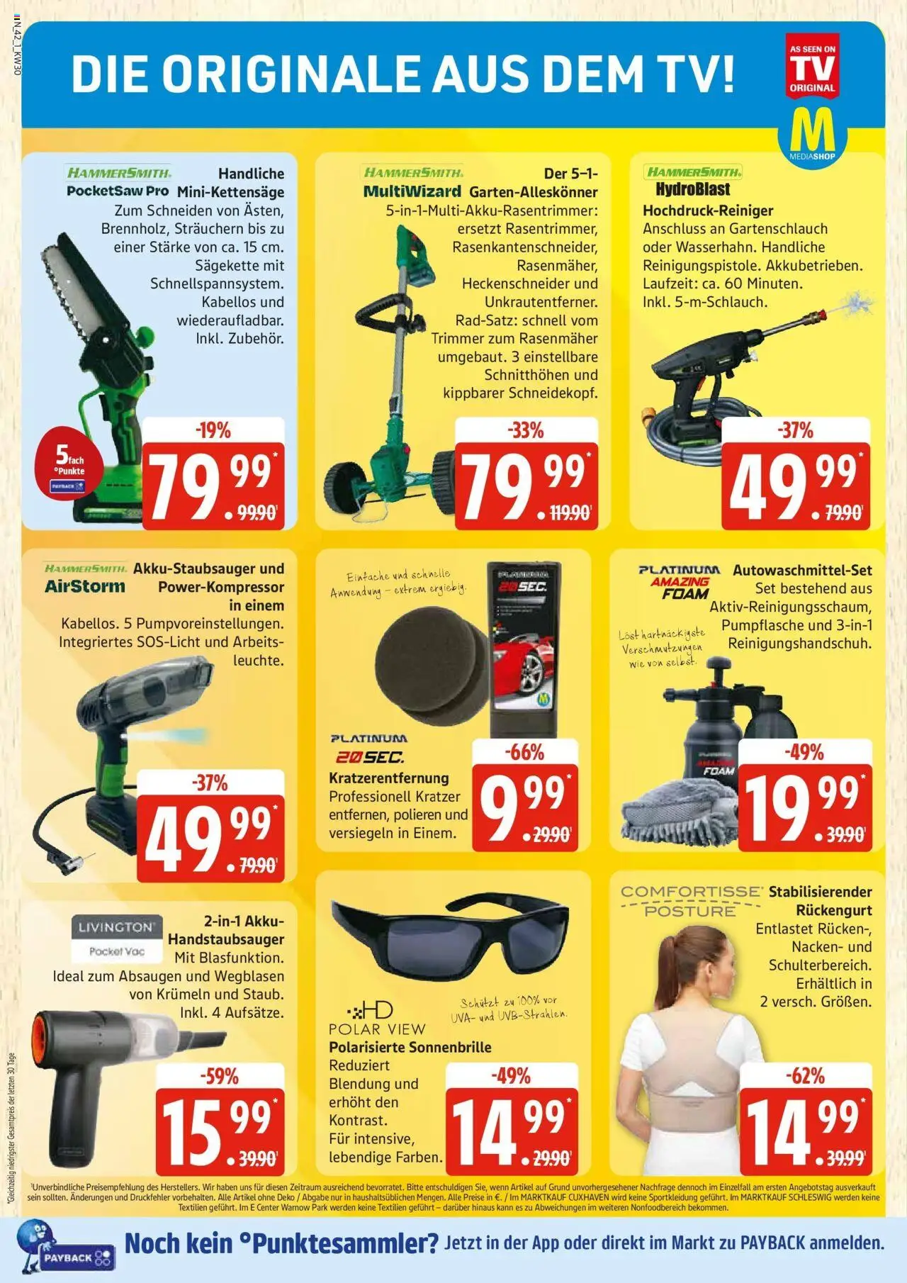 Edeka prospekt Rostock	 - gültig ab dem 20.07.2025 | Seite: 42 | Produkte: Rasenmäher, Hochdruckreiniger, TV