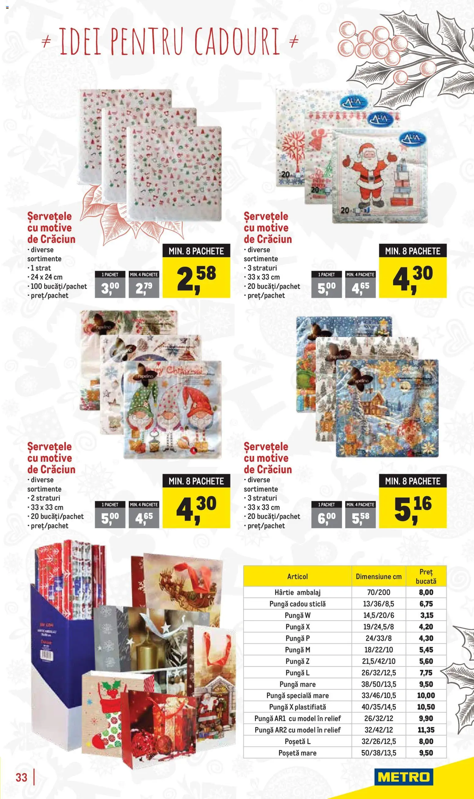 Noul catalog Metro – valabil de la 18.11.2025 | Pagină: 33 | Produse: Pungă