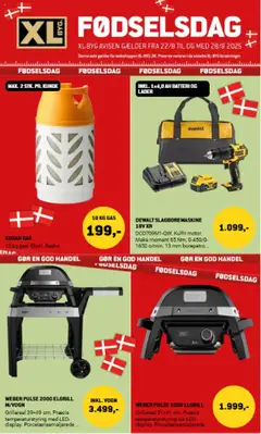 Eksempel på tilbudsavis XL-BYG - FØDSELSDAG fra butik XL-BYG gyldig fra 22.08.2025