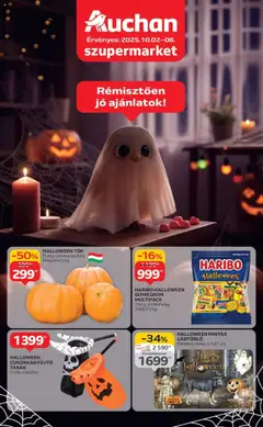 Auchan - Akciós újság Szupermarket - amely érvényes a következő dátumtól: 02.10.2025