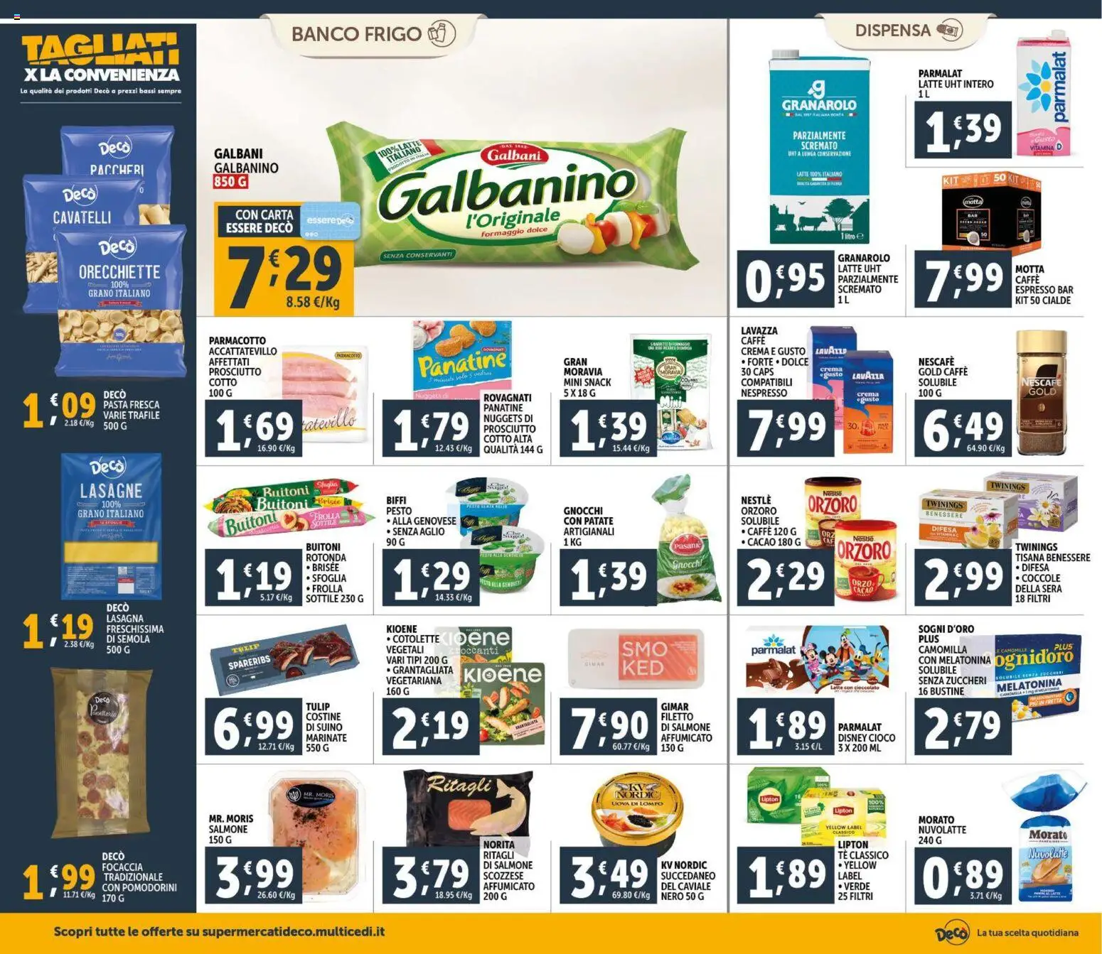 Volantino Decò del 30.01.2026 | Pagina: 12 | Prodotti: Suino, Aglio, Pasta, Lavazza
