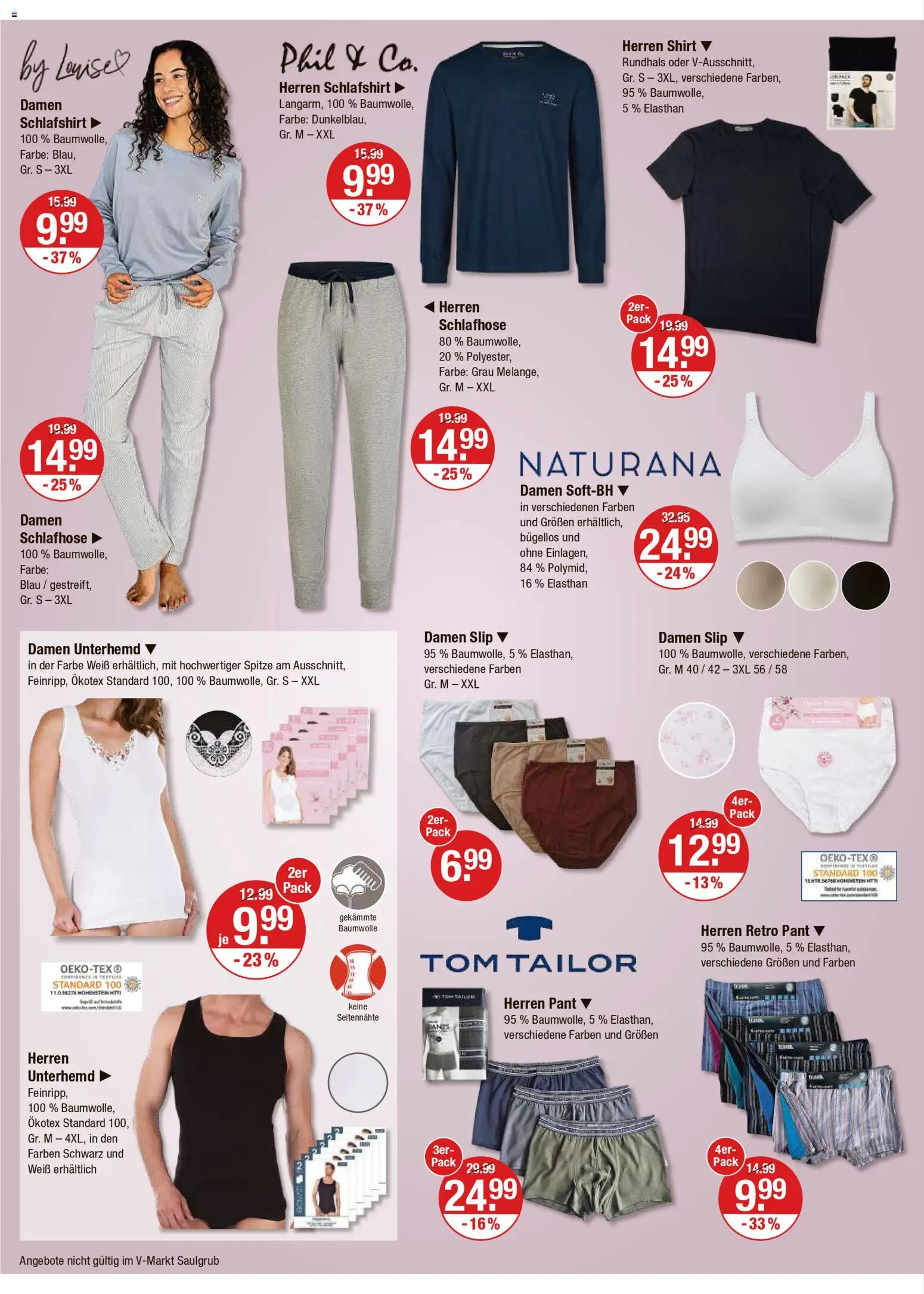 V-Markt - Hallertau/Oberpfalz – gültig ab 11.12.2025 | Seite: 28 | Produkte: Shirt, Unterhemd, Slip