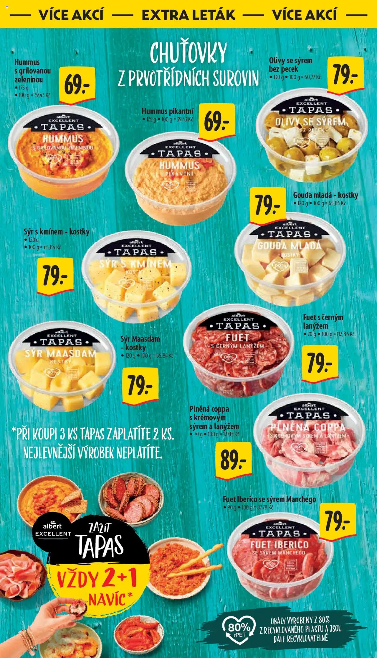 Albert leták - Supermarket od 13.08.2025 | Strana: 37 | Produkty: Hummus, Gouda, Sýr, Olivy