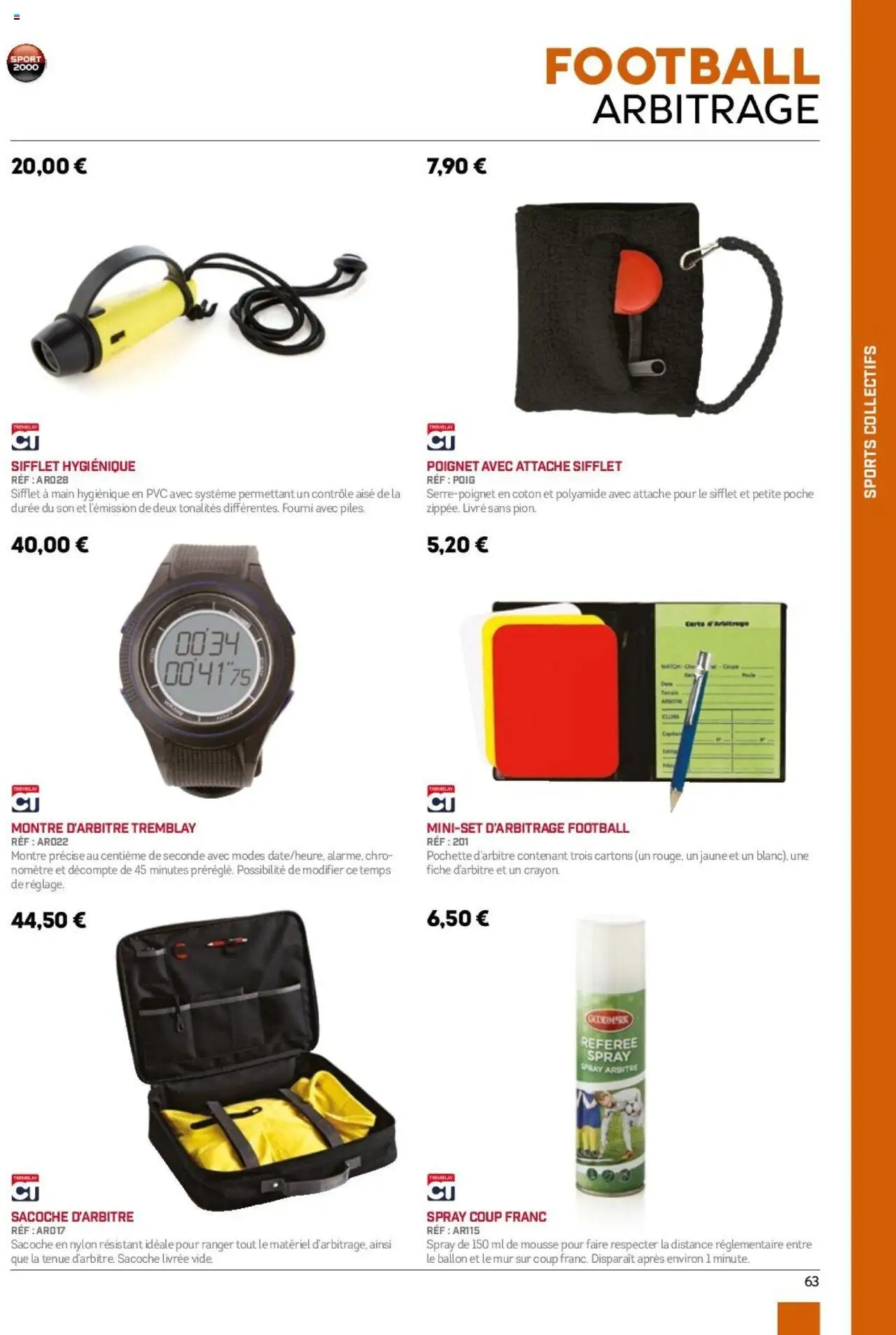  | Page: 63 | Produits: Montre, Coton, Mousse, Livre