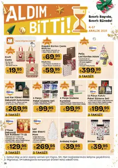 04.12.2025 tarihinden itibaren geçerli olan Migros kataloğu önizlemesi | Sayfa: 127