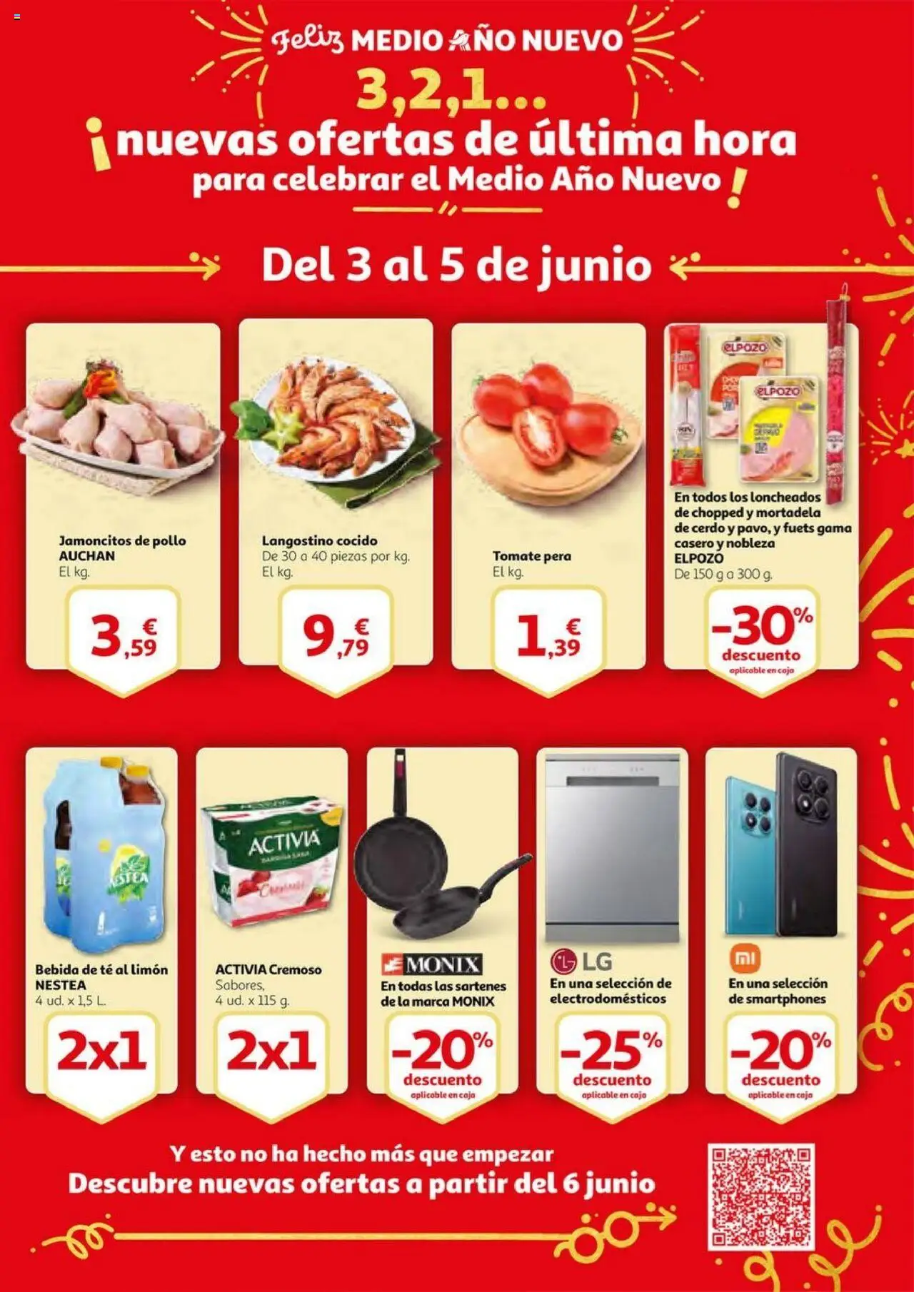 Alcampo - HG Unificado Nacional  │ válido desde el 03.06.2025 | Página: 3 | Productos: Pan, Té, Smartphone, Caja