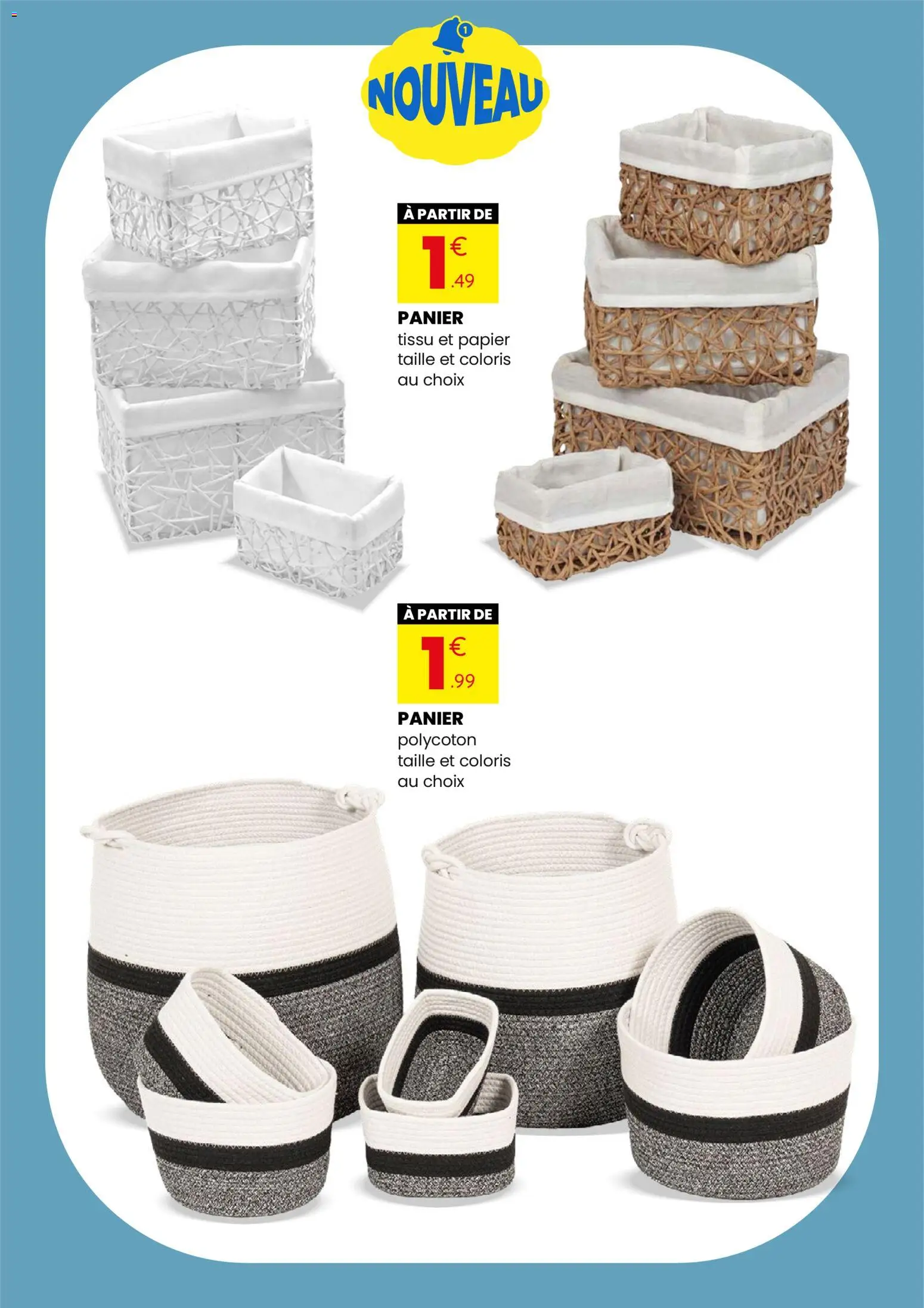 {H1} | Page: 2 | Produits: Panier