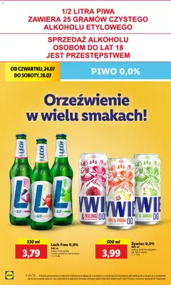 Lidl Gazetka od 24.07.2025 | Strona: 42 | Produkty: Limonka, Pigwa, Piwo, Kwiaty
