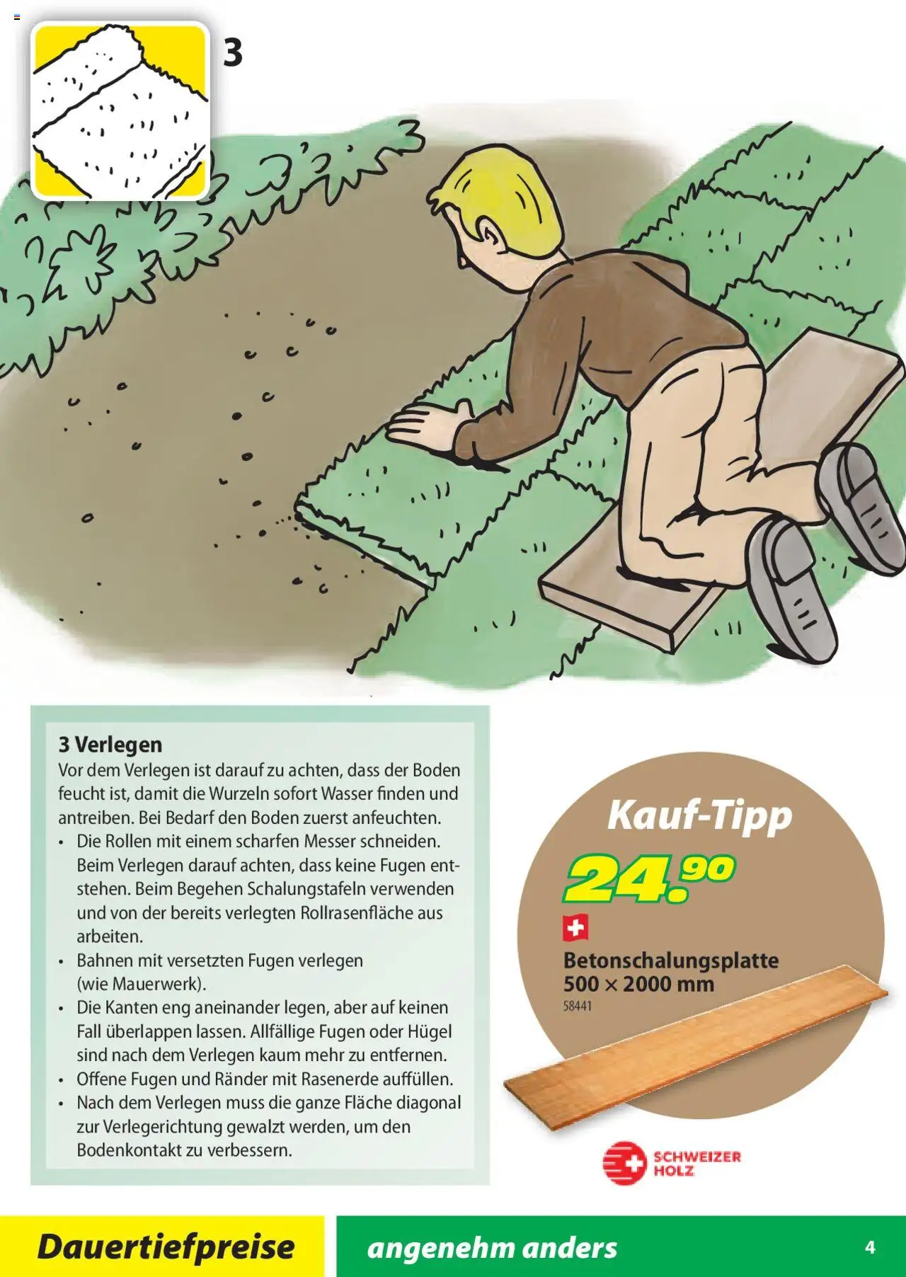 Landi Aktionen Rollrasen ab 04.02.2025 | Seite: 4 | Produkte: Wasser, Fall