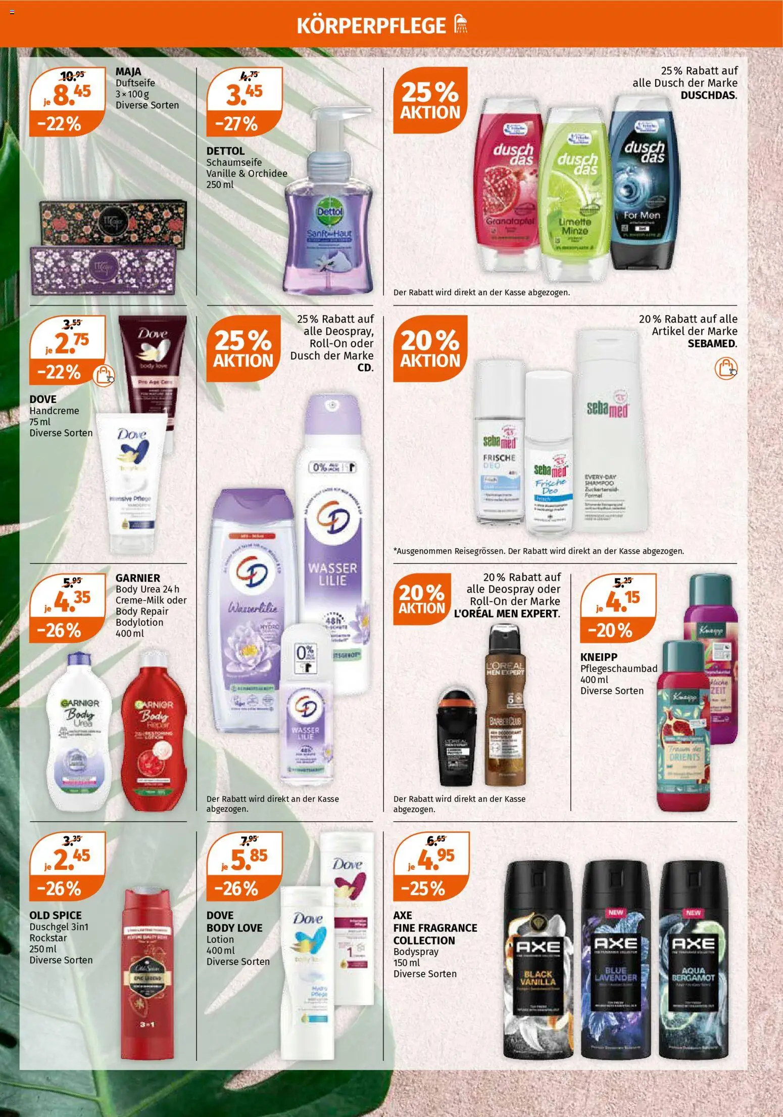 Müller Aktionen – gültig ab 13.11.2025 | Seite: 12 | Produkte: Handcreme, Limette, Deospray, Wasser