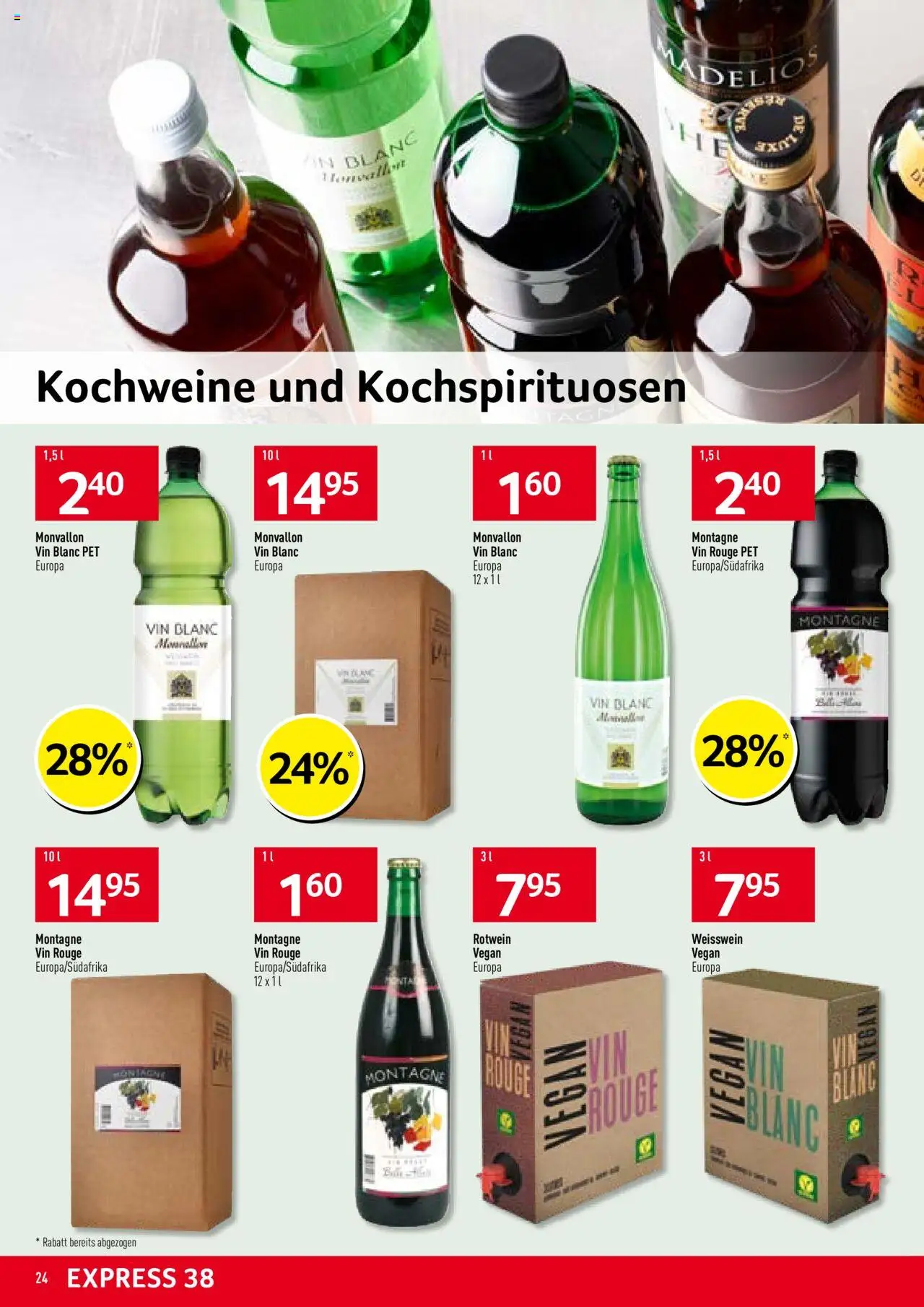 Prodega Aktionen – gültig ab 15.09.2025 | Seite: 24 | Produkte: Weißwein, Rotwein, Rouge