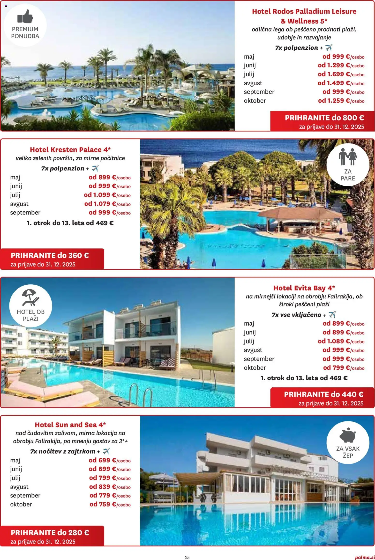 Novi Palma katalog ponudbe – veljaven od 06.11.2025 | Stran: 25