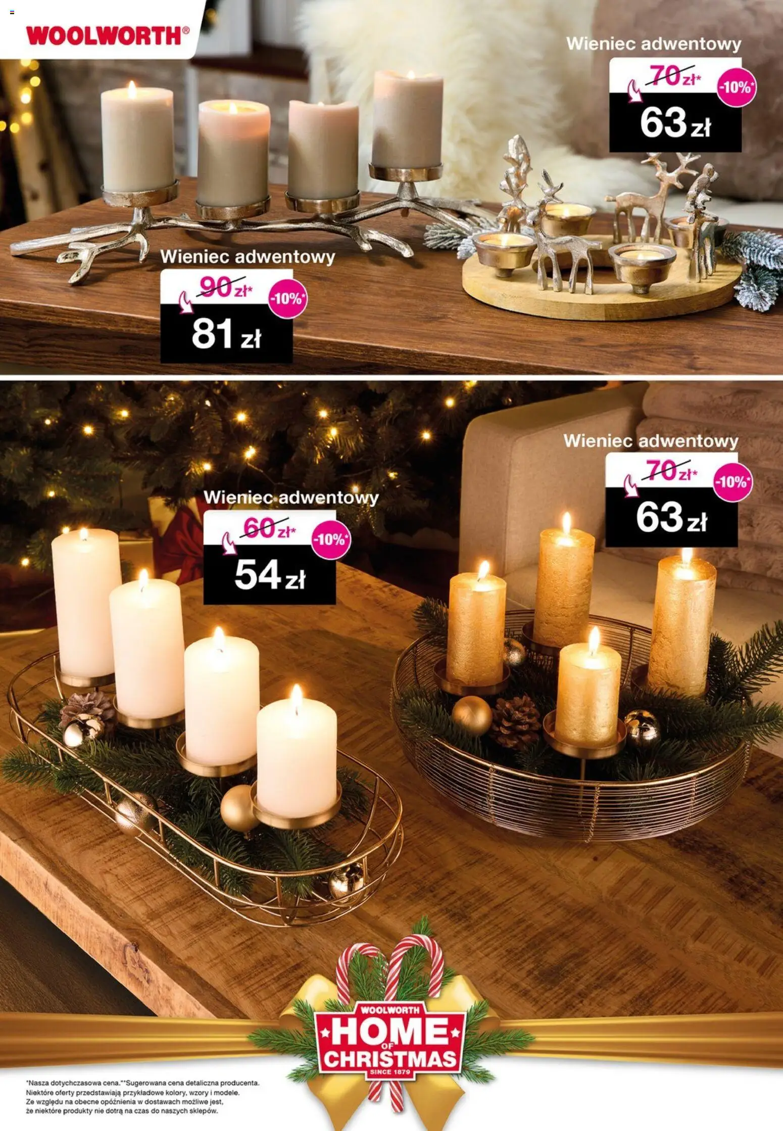 Woolworth Gazetka - Katalog świąteczny od 21.11.2025 | Strona: 33 | Produkty: Wieniec