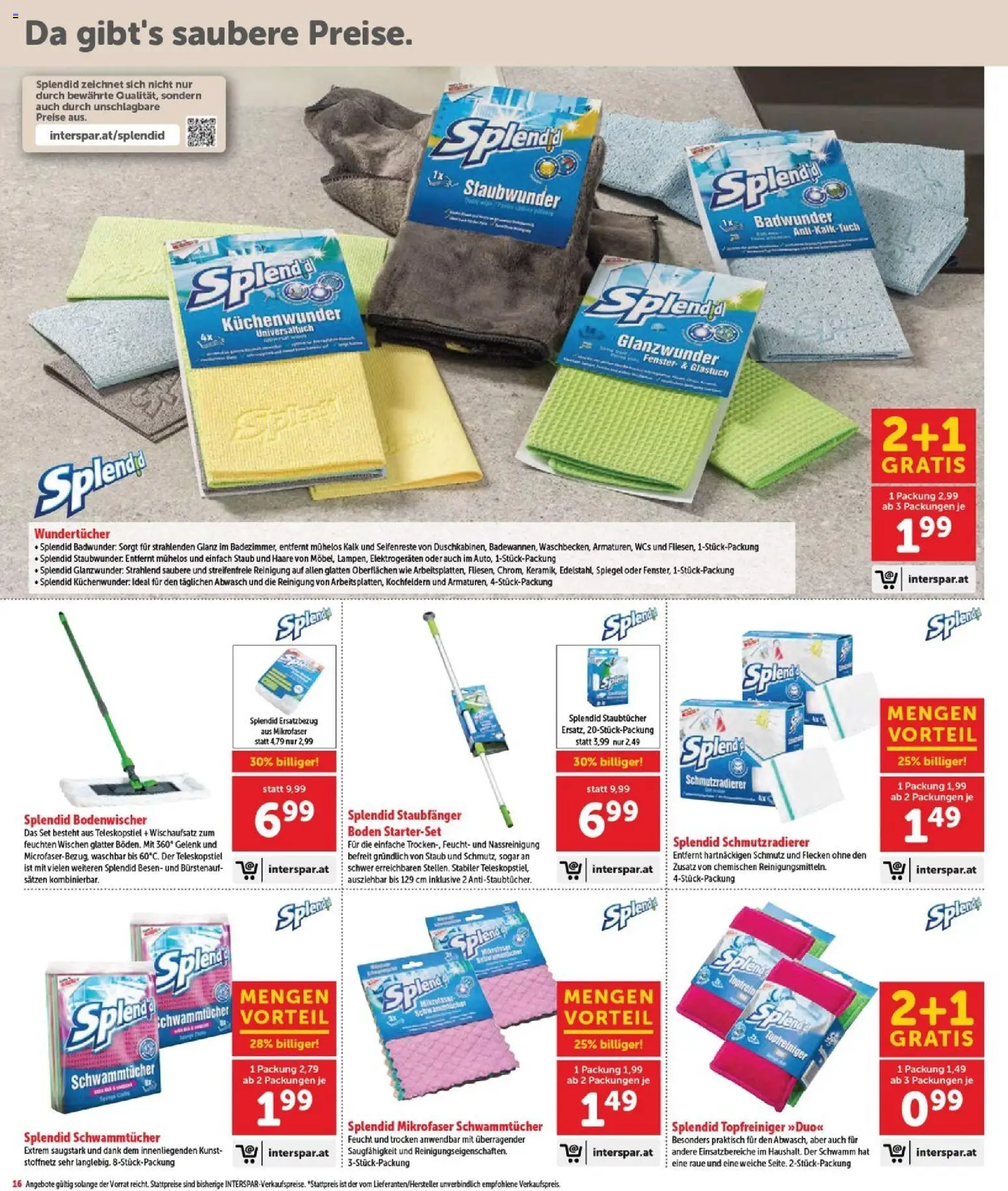 Interspar Flugblatt - Burgenland Nord gültig ab 02.01.2026 | Seite: 16 | Produkte: Spiegel