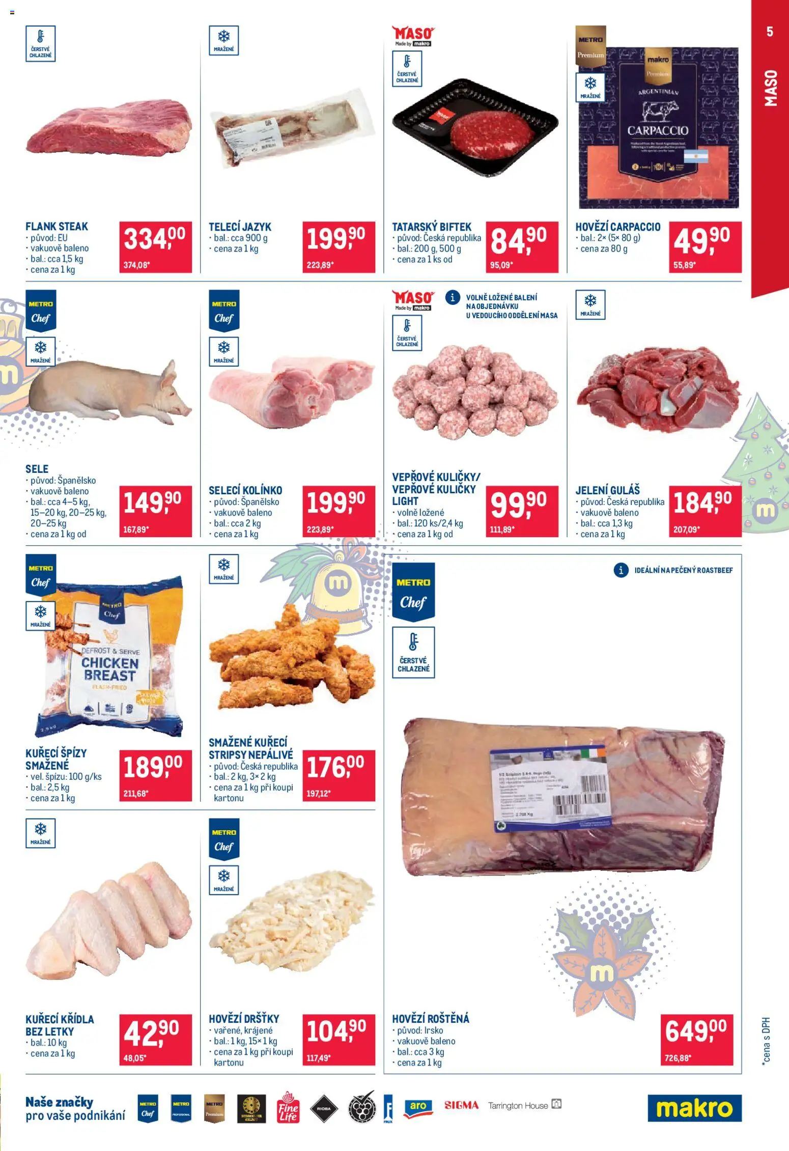 Makro leták - Gastronomie od 17.12.2025 | Strana: 5 | Produkty: Roastbeef, Guláš, Kuličky, Hovězí dršťky