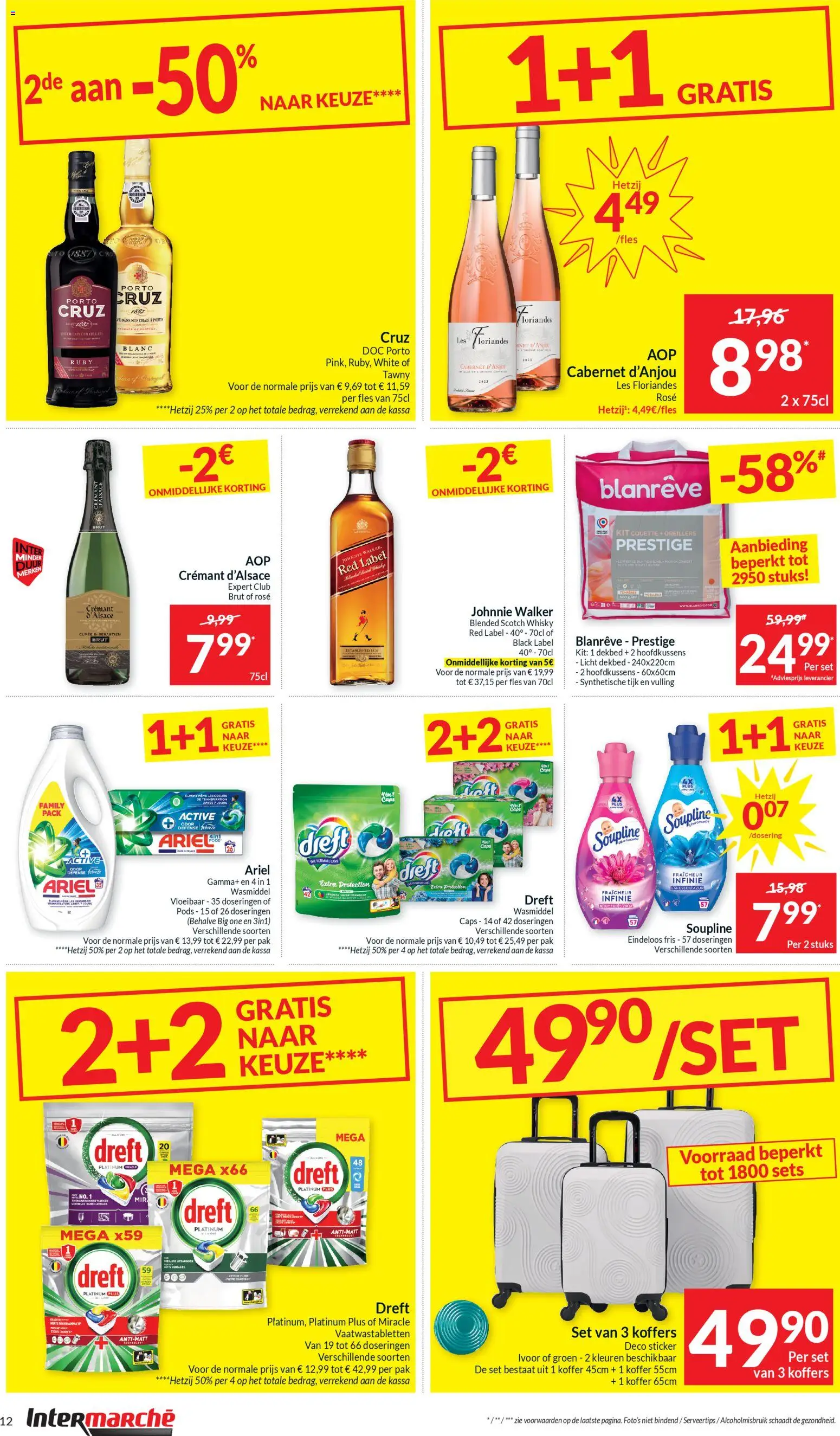 {H1} | Pagina: 12 | Producten: Fles, Koffer, Whisky, Wasmiddel