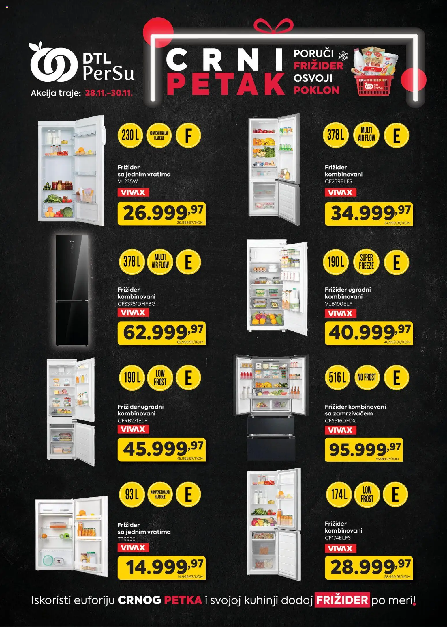 PerSu katalog - važi od 28.11.2025 | Strana: 1 | Proizvode: Frižider