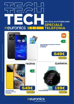 Anteprima del volantino Euronics Telefonia catalogo valido a partire dal 20.10.2025