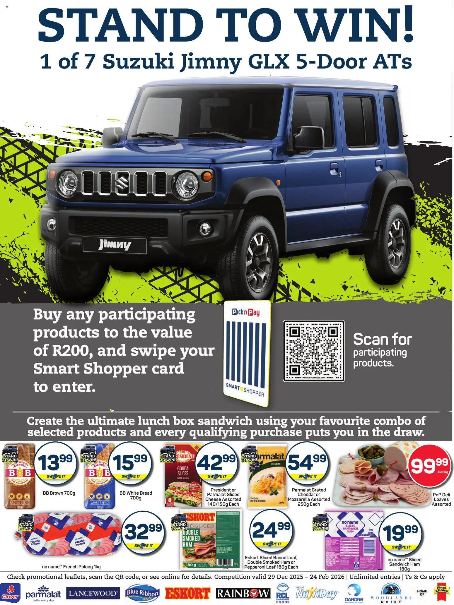 New Pick n Pay catalogue – valid from 05.01.2026 | Page: 6 | Products: Cheese, Bread, Ham, Bacon