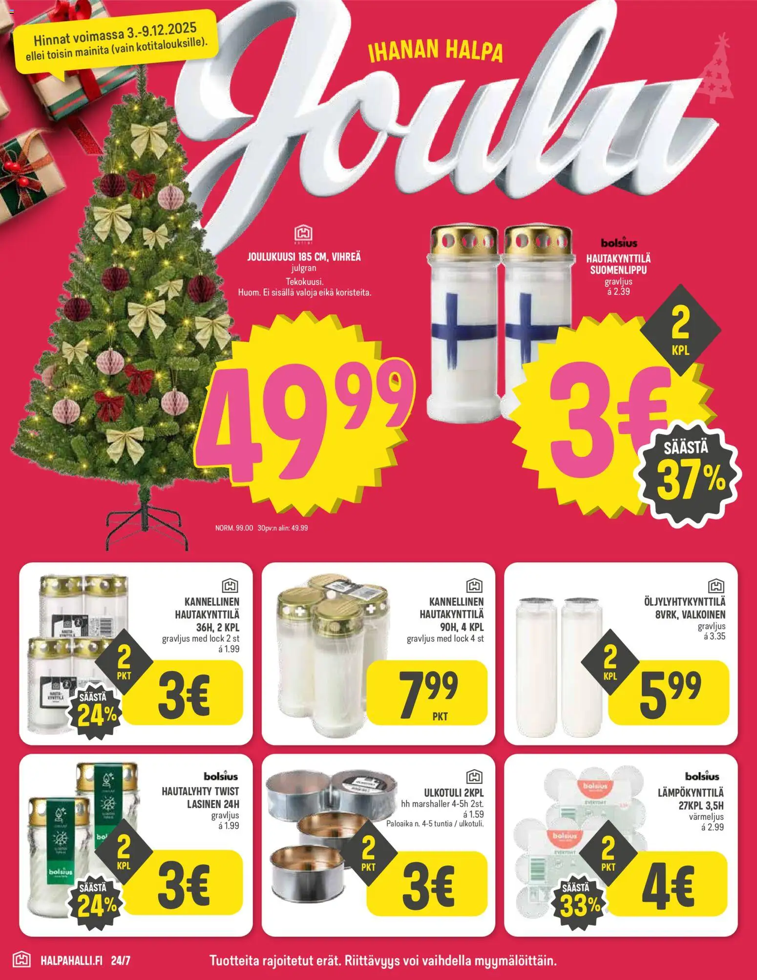 Halpa Halli tarjoukset – voimassa 03.12.2025 alkaen | Sivu: 8 | Tuotteet: Voi