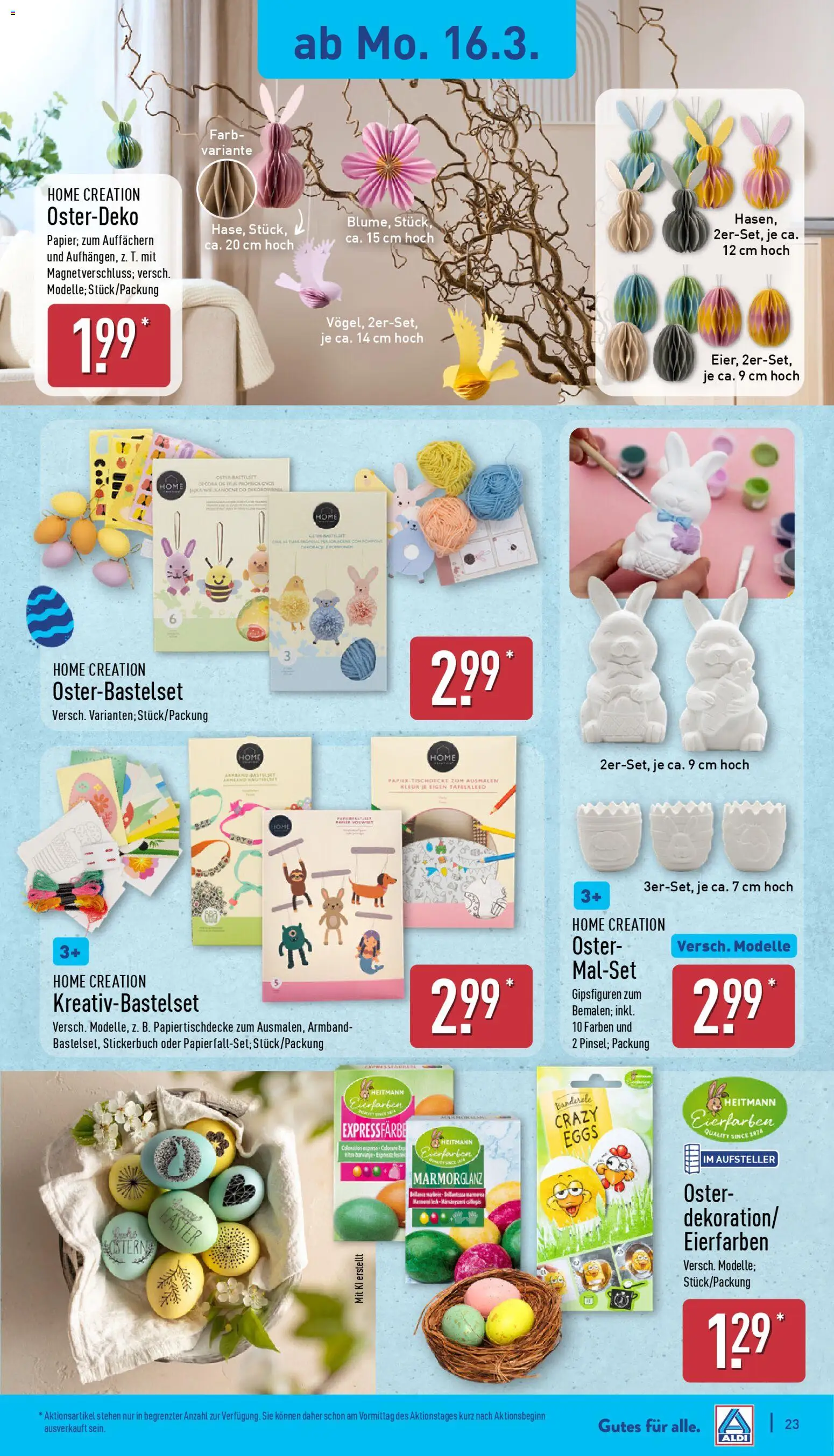 Aldi Prospekt 	 – gültig ab 16.03.2026 | Seite: 23 | Produkte: Home creation