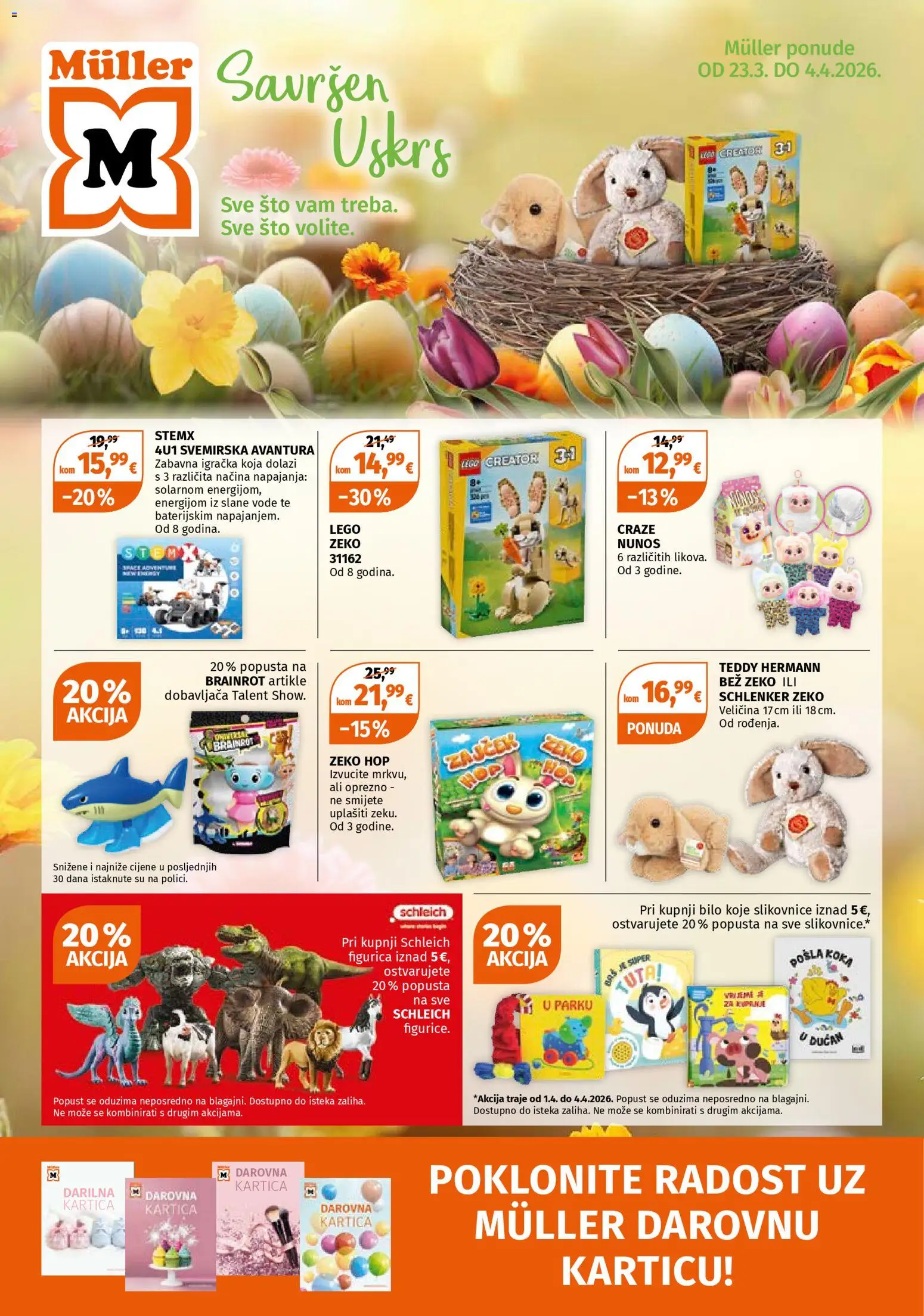 Katalog Müller katalog | vrijedi od 23.03.2026 | Stranica: 1 | Proizvodi: Lego