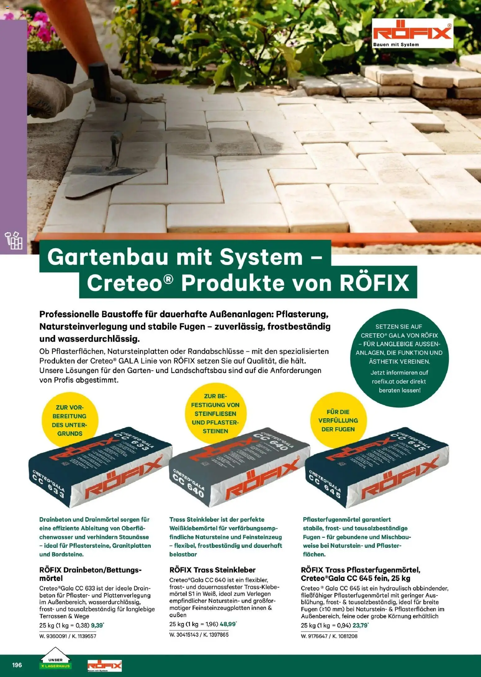 Lagerhaus Garten & Freizeit Katalog 2026 - Schweiggers, Bad Aussee  gültig ab 01.03.2026 | Seite: 196