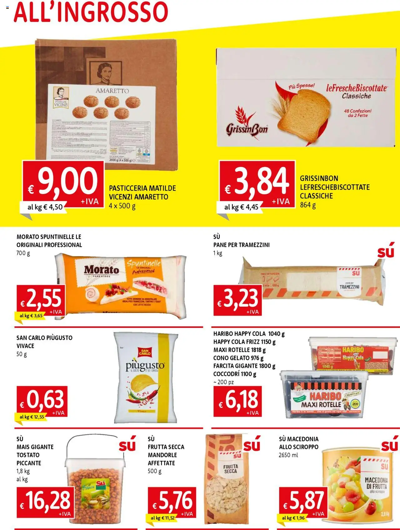Volantino Famila del 07.08.2025 | Pagina: 5 | Prodotti: Pane, Gelato, Mandorle, Mais