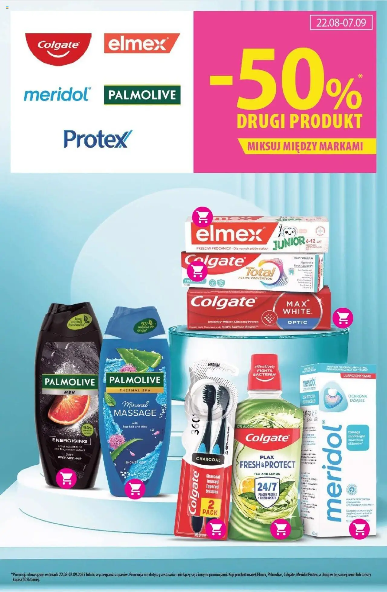 Hebe Gazetka od 22.08.2025 | Strona: 10 | Produkty: Prysznic, Body, Żel pod prysznic, Płyn do płukania jamy ustnej
