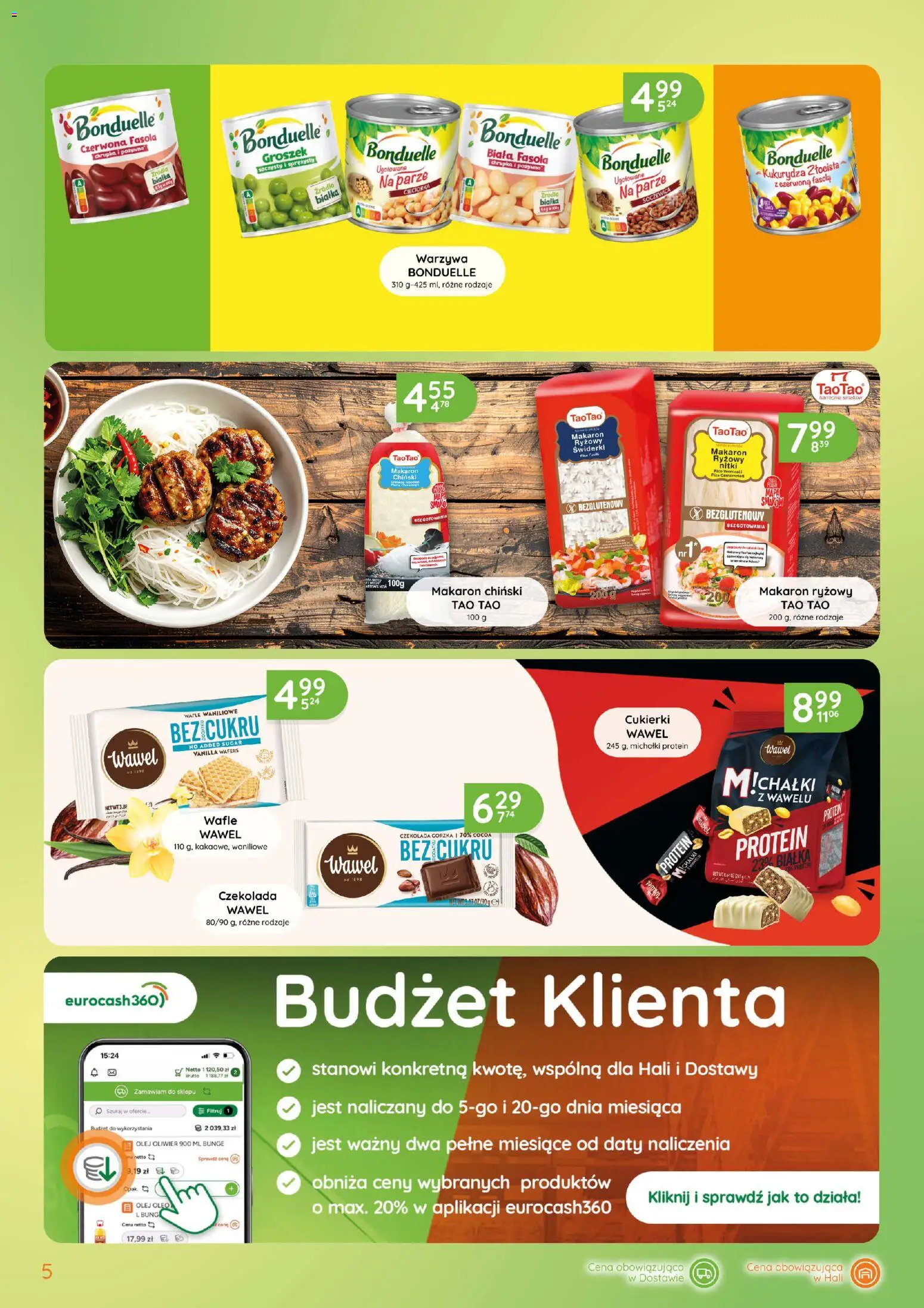 Eurocash Gazetka - Zdrowa Żywność od 12.02.2026 | Strona: 5 | Produkty: Cieciorka, Makaron ryżowy, Soczewica, Warzywa