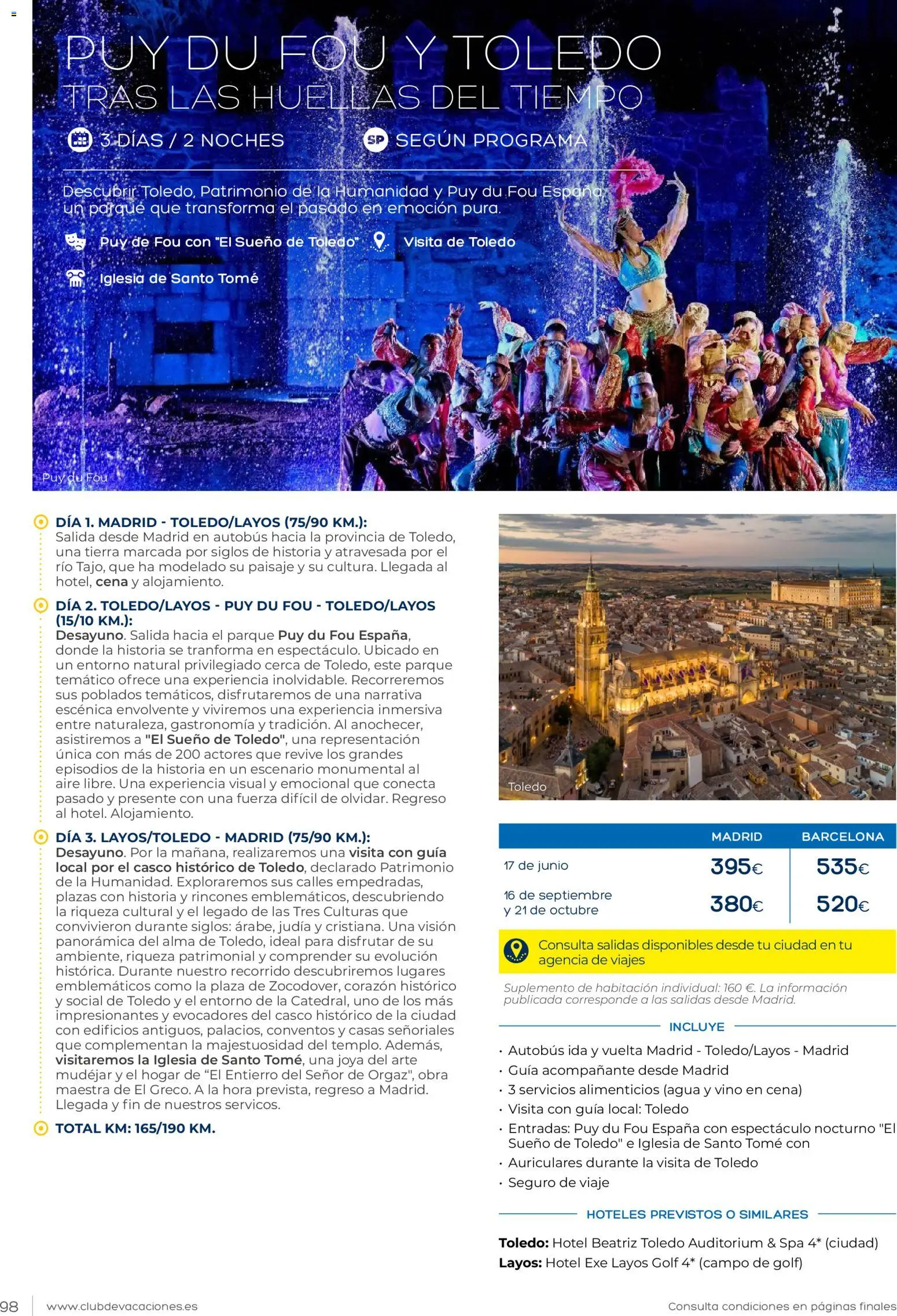 Viajes El Corte Inglés Club de Vacaciones │ válido desde el 01.02.2026 | Página: 98 | Productos: Vino, Auriculares