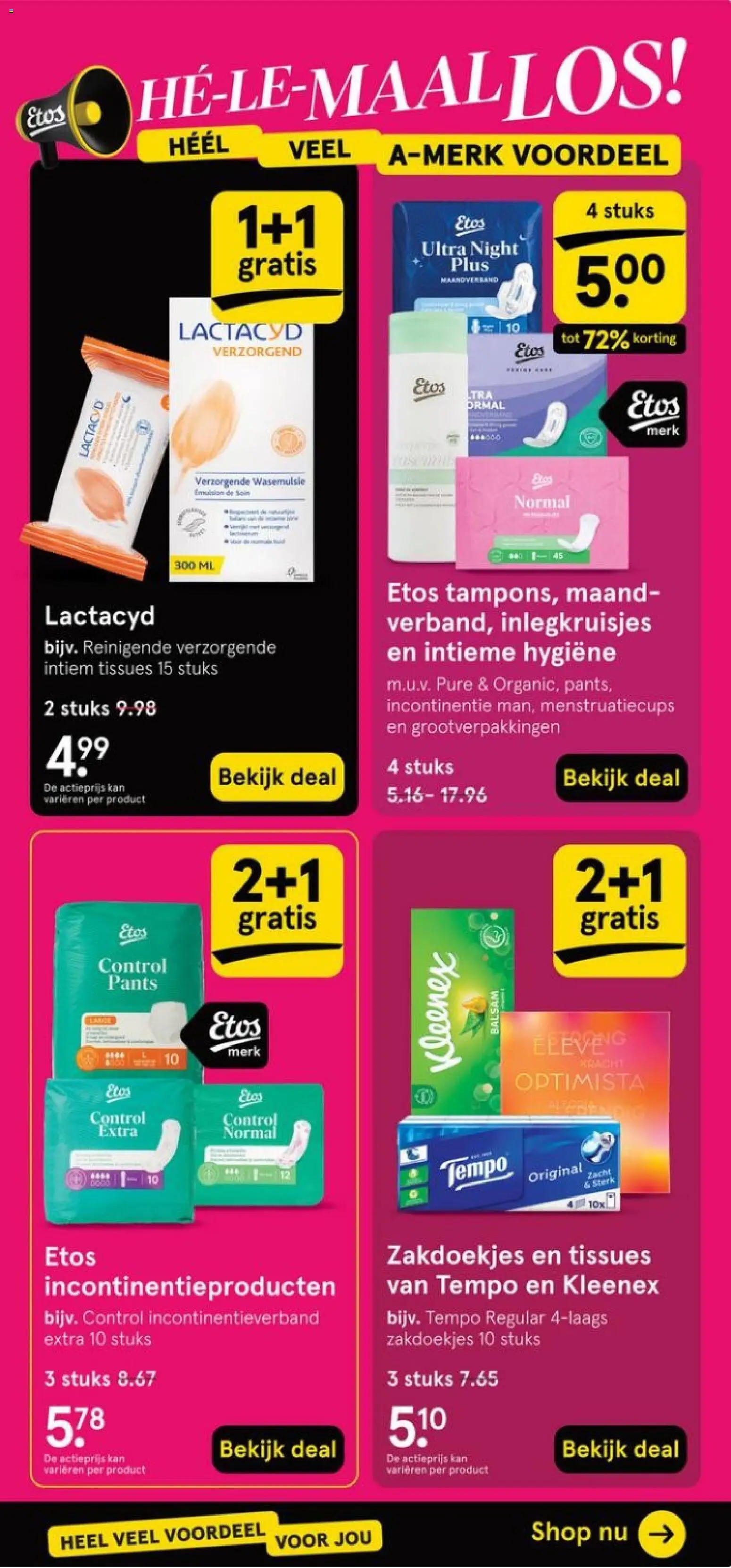 {H1} | Pagina: 11 | Producten: Kan, Tissues