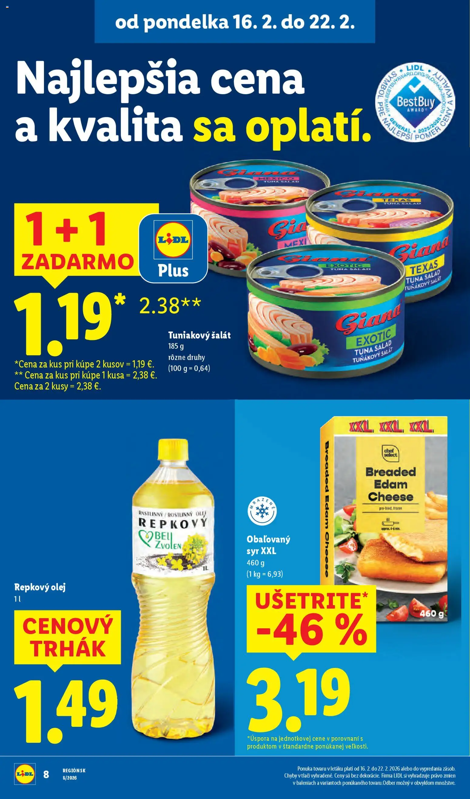 Nové Lidl akcie – leták je platný od 16.02.2026 | Strana: 8