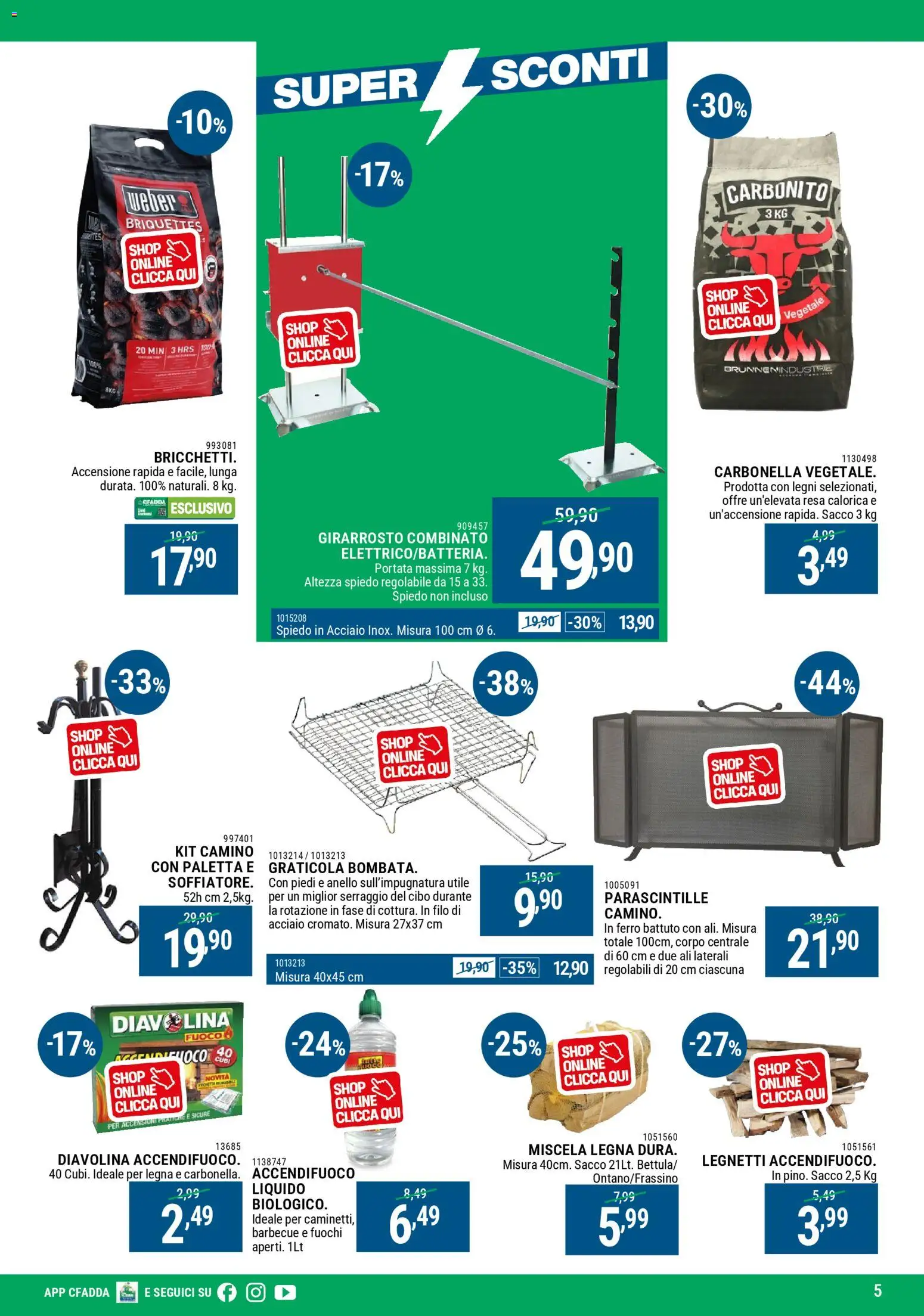 Volantino CFadda del 01.12.2025 | Pagina: 5 | Prodotti: Paletta, Barbecue, Anello