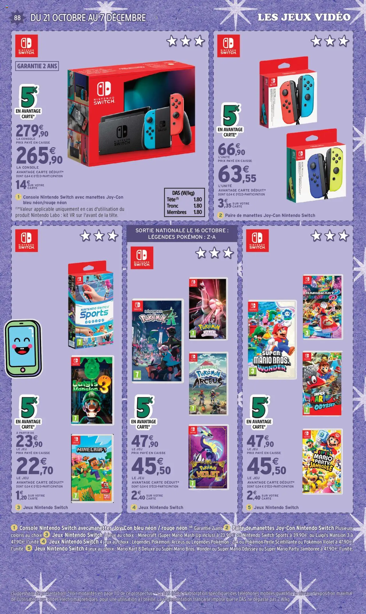 {H1} | Page: 88 | Produits: Vidéo, console Nintendo Switch, Jeux