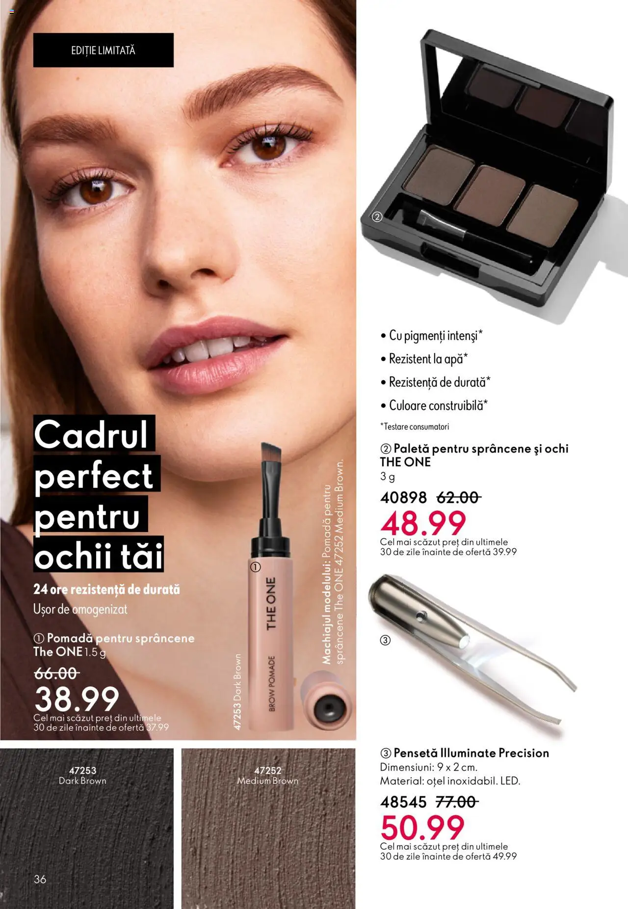 Noul catalog Oriflame – valabil de la 01.10.2025 | Pagină: 36 | Produse: Pensetă