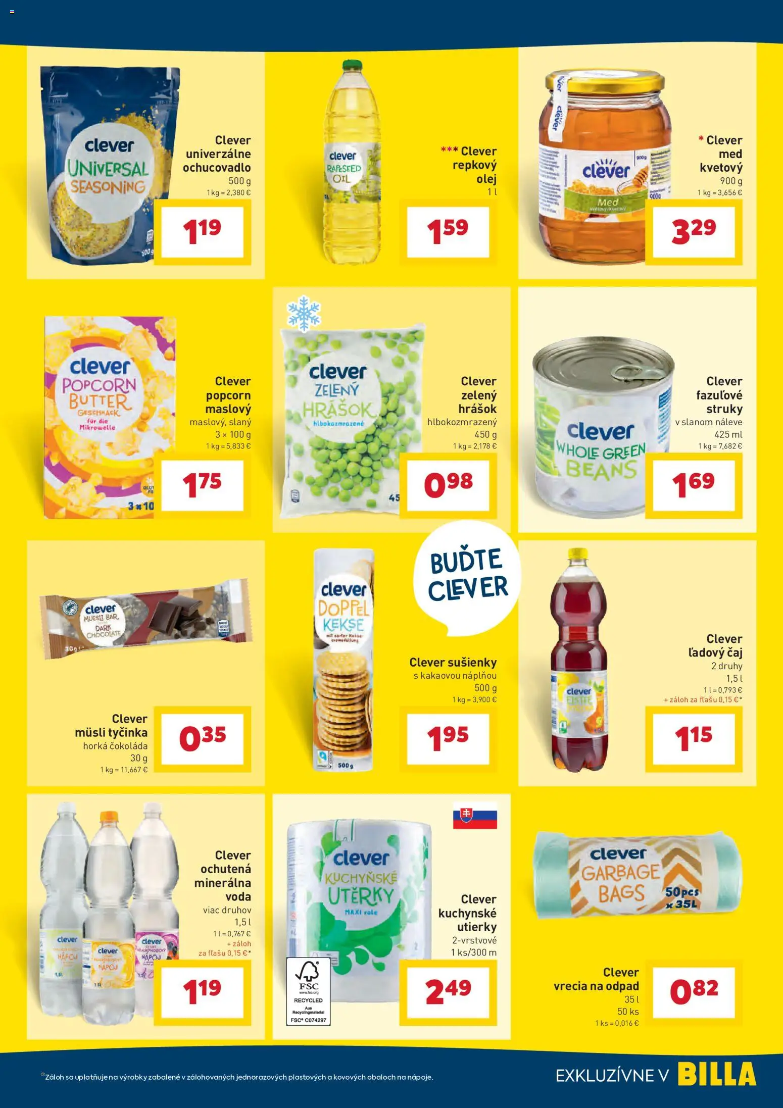 Nové Billa akcie – leták je platný od 14.01.2026 | Strana: 13 | Produkty: Olej, Čaj, Čokoláda, Voda