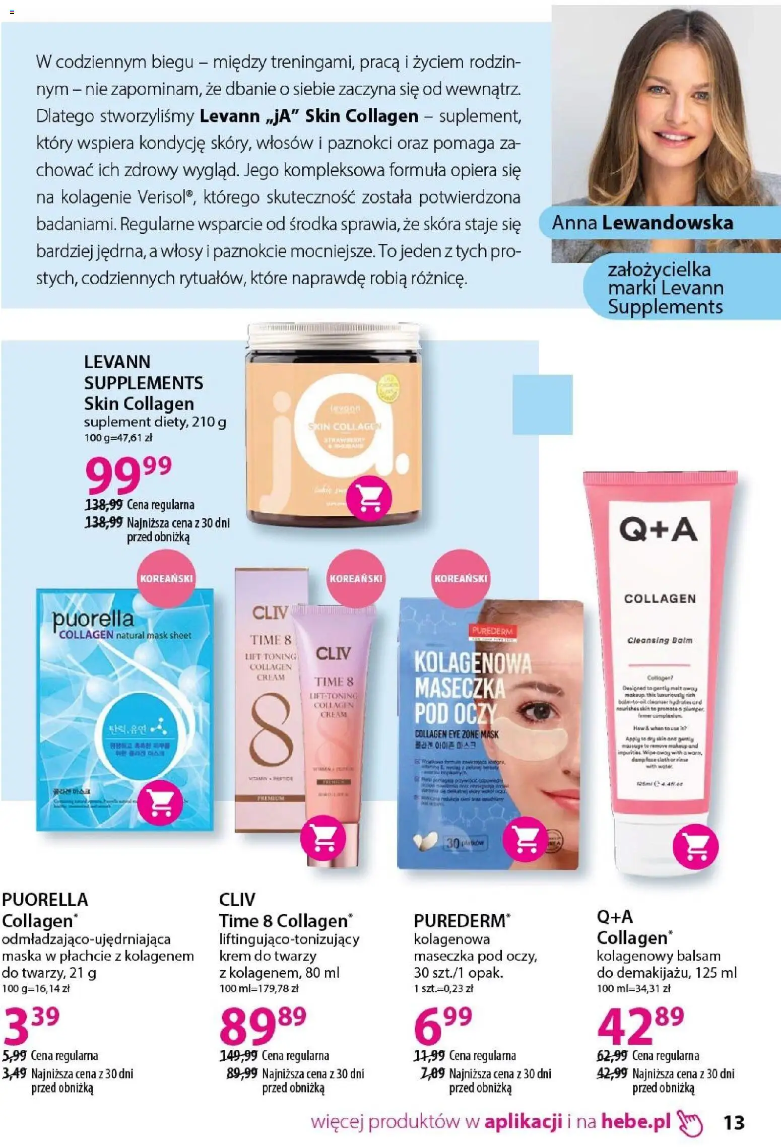 Hebe gazetka - Katalog od 18.04.2026 | Strona: 13 | Produkty: Maska, Krem, Krem do twarzy