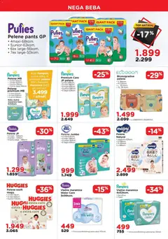 Aksa katalog - pregled Aksa kataloga - važi od 01.03.2026 | Strana: 8 | Proizvode: Pampers, Vlažne maramice, Pelene