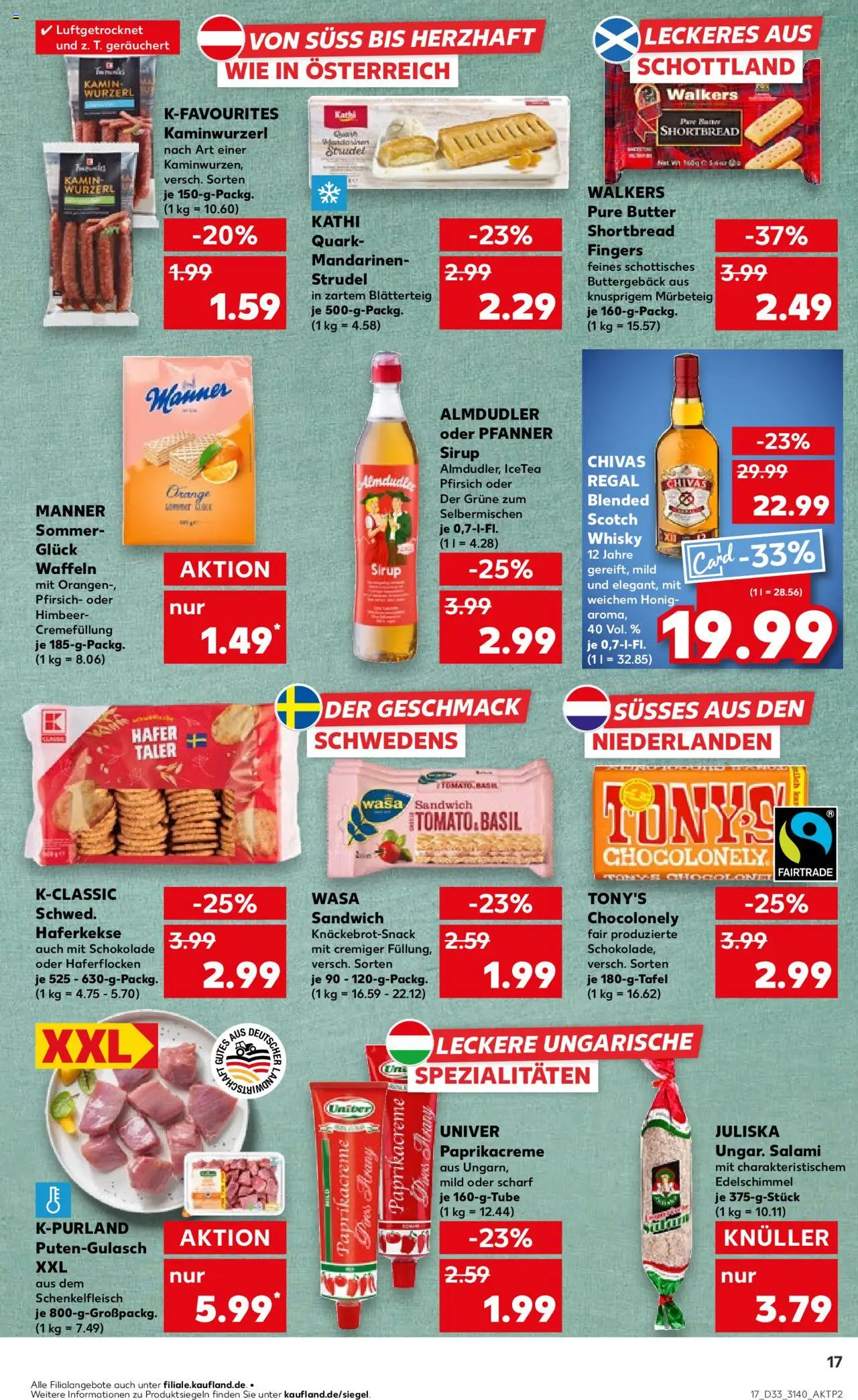  | Pagina: 17 | Producten: Salami, Sandwich, Whisky