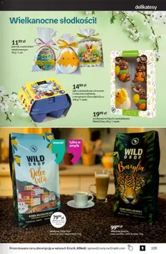 Pogląd oferty "Empik promocje" - ważna od 11.03.2026 | Strona: 109 | Produkty: Piernik, Delikatesy, Jajka, Kawa