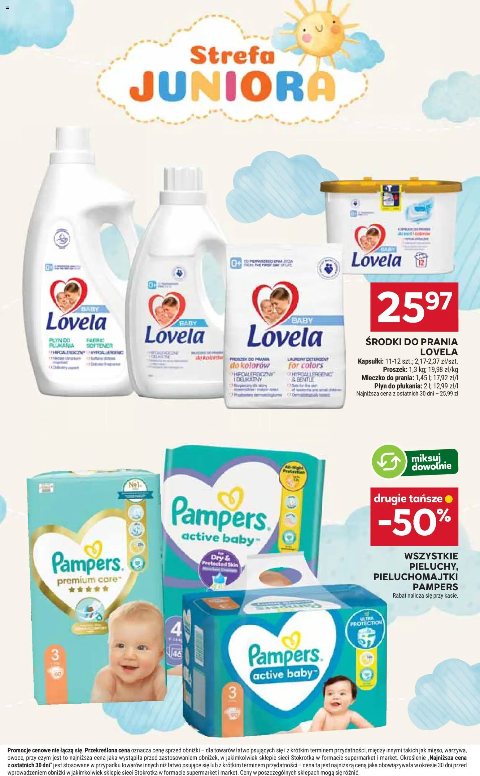Stokrotka Gazetka - Market od 30.10.2025 | Strona: 25 | Produkty: Stokrotka, Pampers, Pieluchomajtki, Lovela