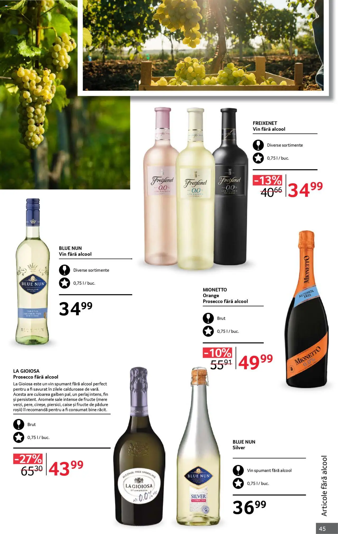 Noul catalog Selgros – valabil de la 01.10.2025 | Pagină: 45 | Produse: Prosecco, Mere, Roșii, Ahtapot