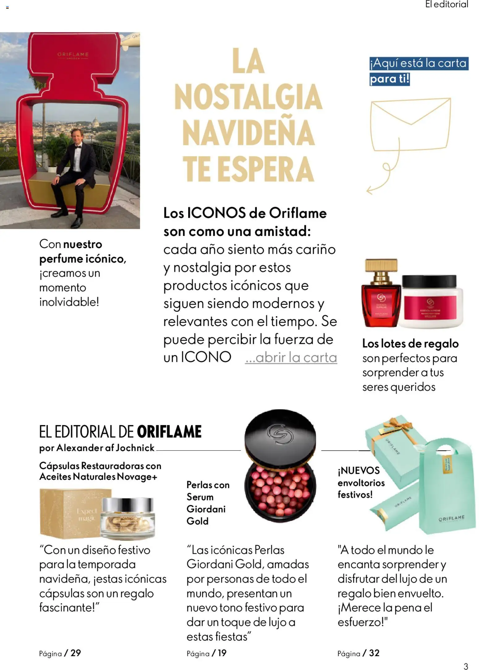 Oriflame - Catálogo Campaña 16 │ válido desde el 19.11.2025 | Página: 3 | Productos: Perfume, Sérum, Té
