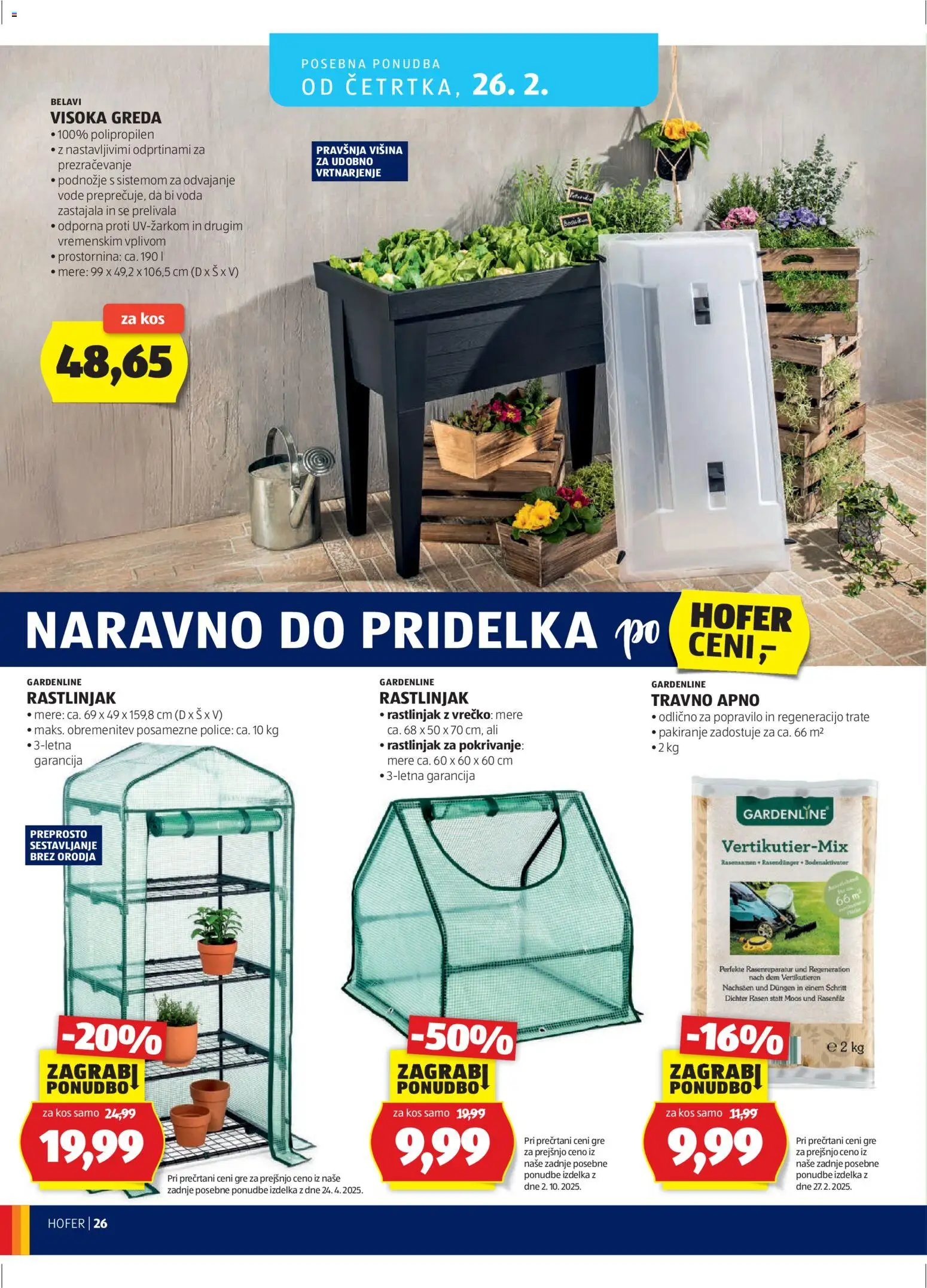 Hofer SI katalog | vrijedi od 18.02.2026 | Stranica: 26 | Proizvodi: Voda