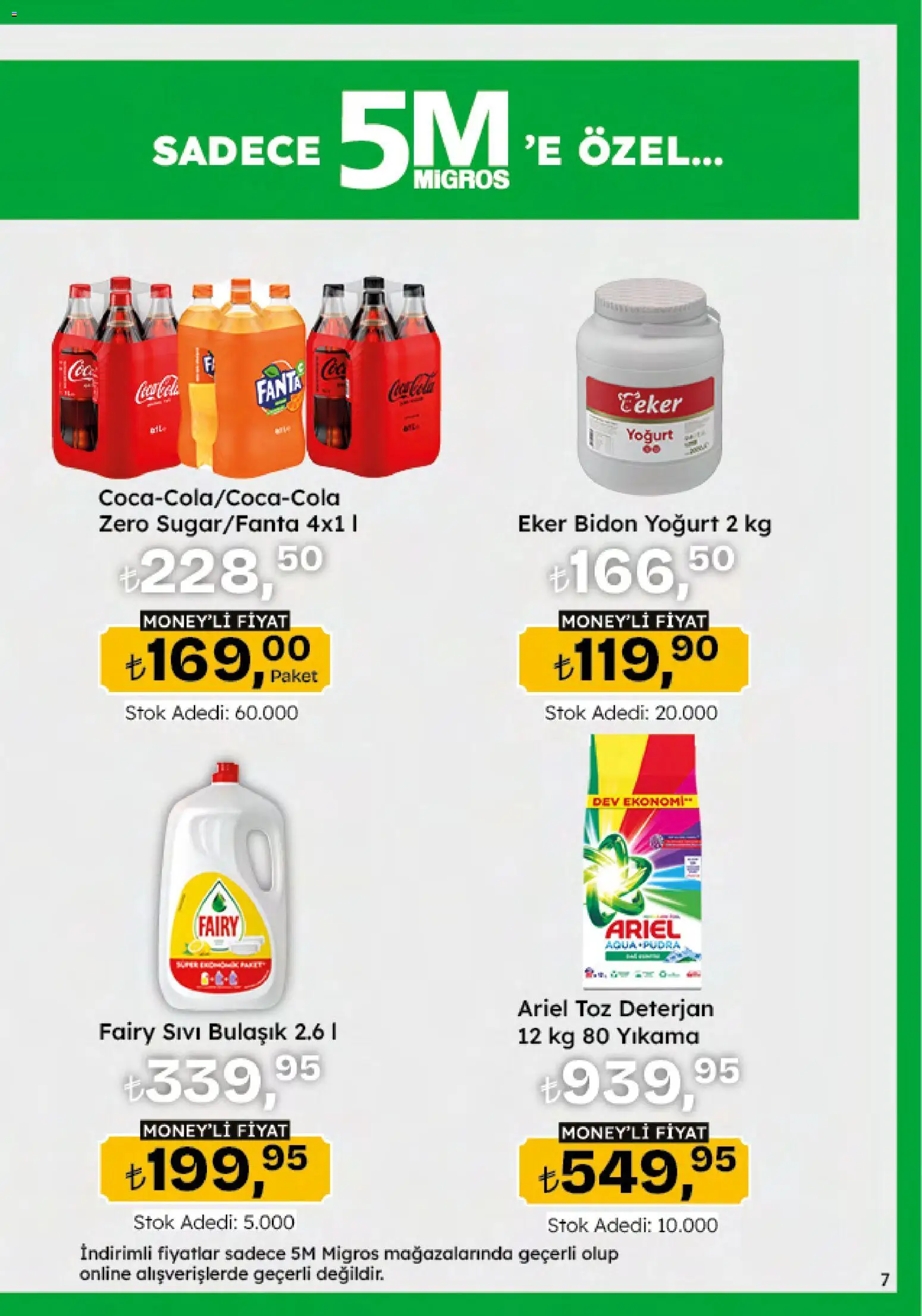 Migros Katalog - 5M Migroskop Dijital - 05.02.2026 tarihinden itibaren geçerlidir | Sayfa: 7 | Ürünler: Yoğurt, Deterjan, Şeker, Fanta