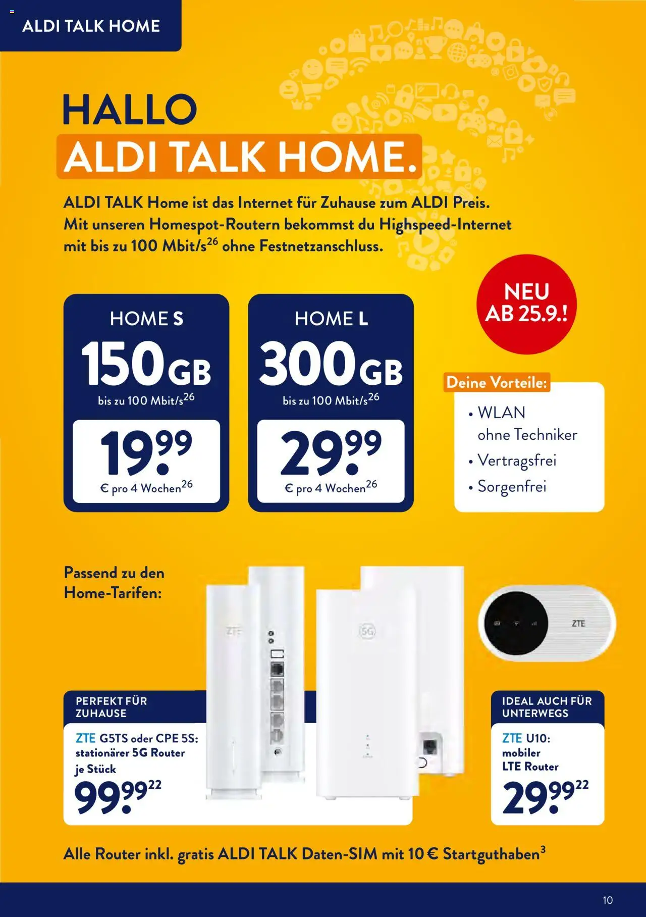 Aldi Talk – gültig ab 19.09.2025 | Seite: 10