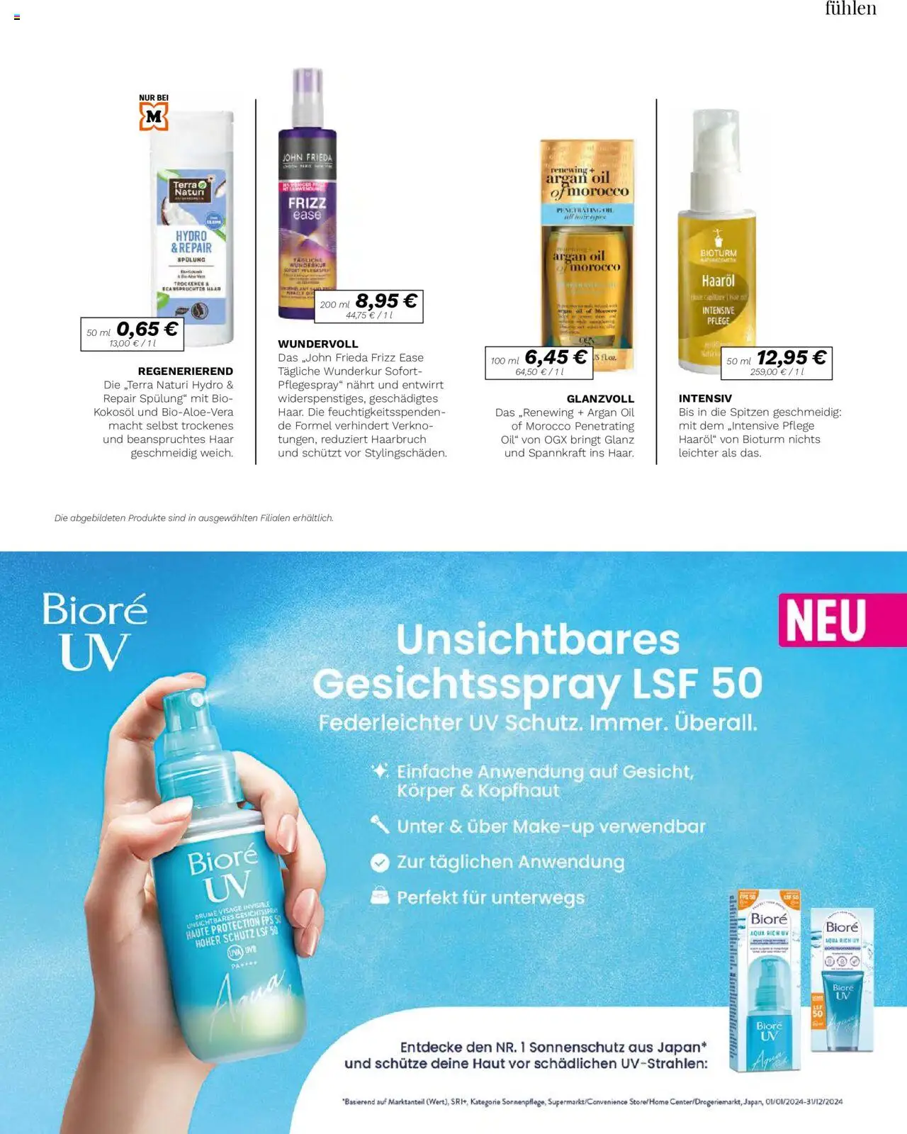Müller  Lifestyle - gültig ab dem 11.07.2025 | Seite: 37 | Produkte: Make-up, Spülung, Haaröl, Gesichtsspray