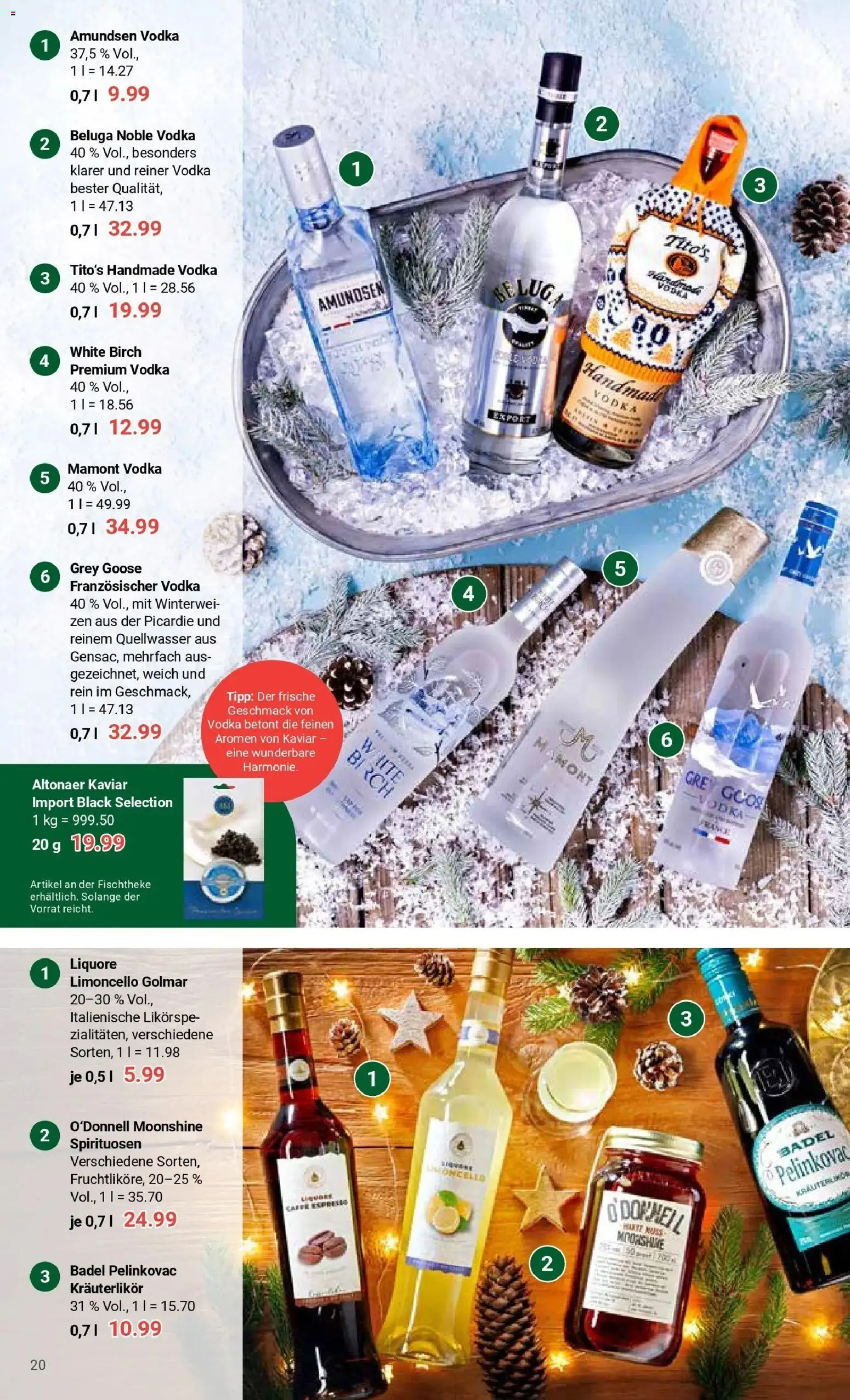 Globus prospekt Gera	 – gültig ab 01.12.2025 | Seite: 54 | Produkte: Limoncello, Vodka